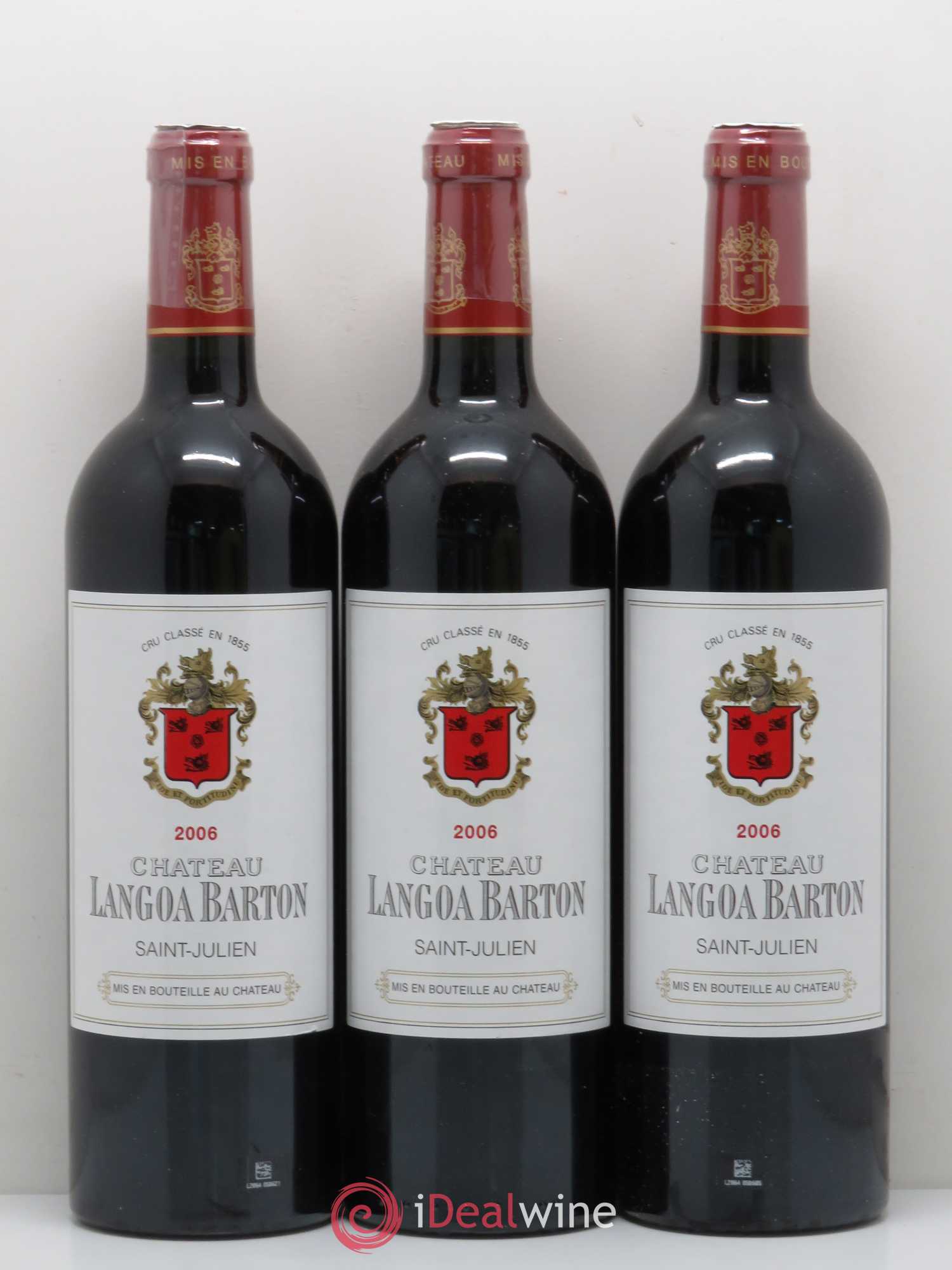 Château Langoa Barton 3ème Grand Cru Classé 2006 - Lot de 12 bouteilles - 1