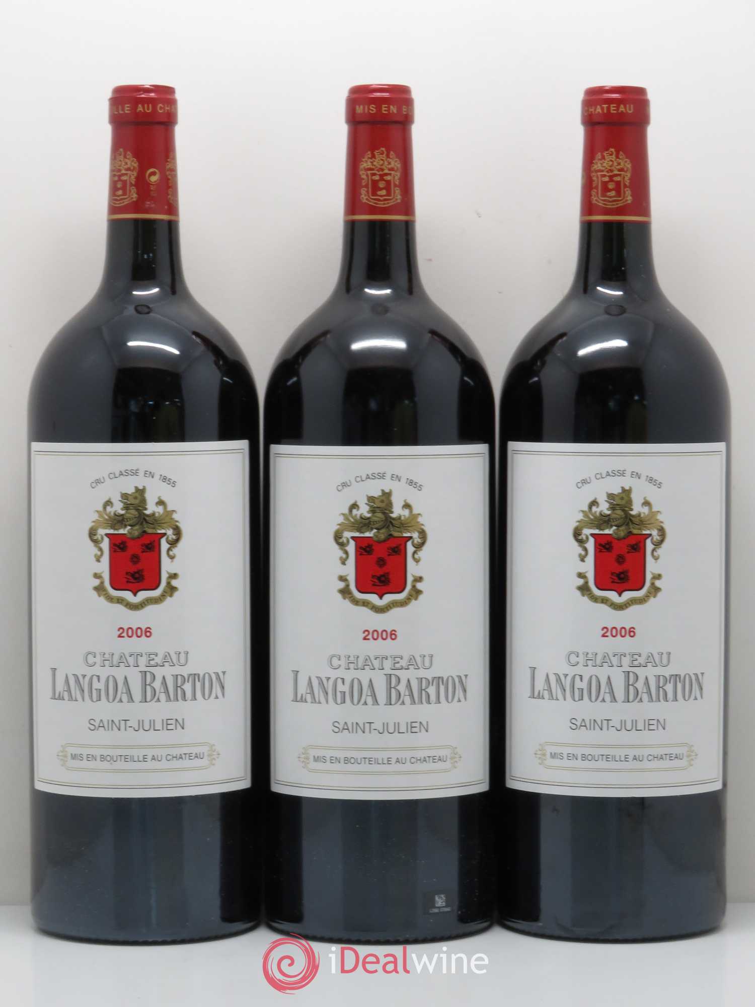 Château Langoa Barton 3ème Grand Cru Classé 2006 - Lot de 6 magnums - 1