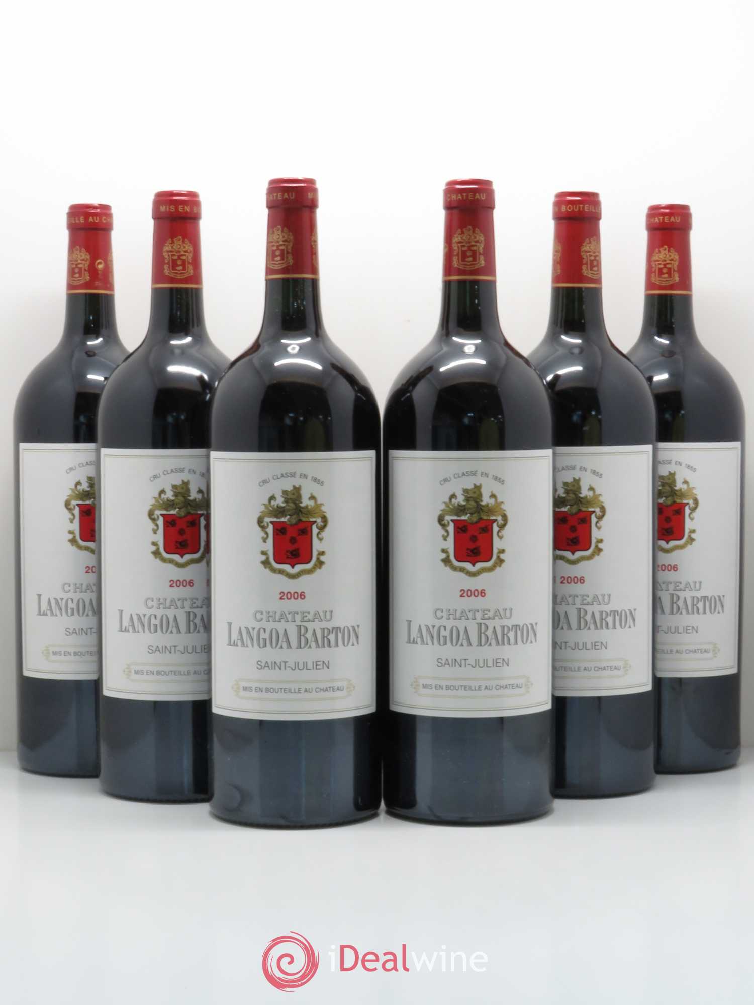 Château Langoa Barton 3ème Grand Cru Classé 2006 - Lot de 6 magnums - 0