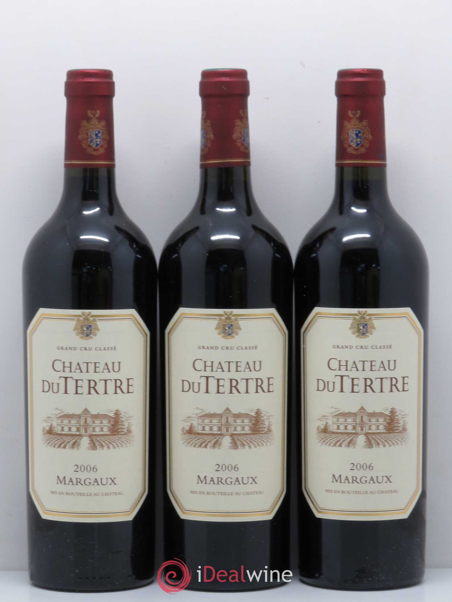 Château du Tertre 5ème Grand Cru Classé 2006 - Lot de 3 bouteilles - 0