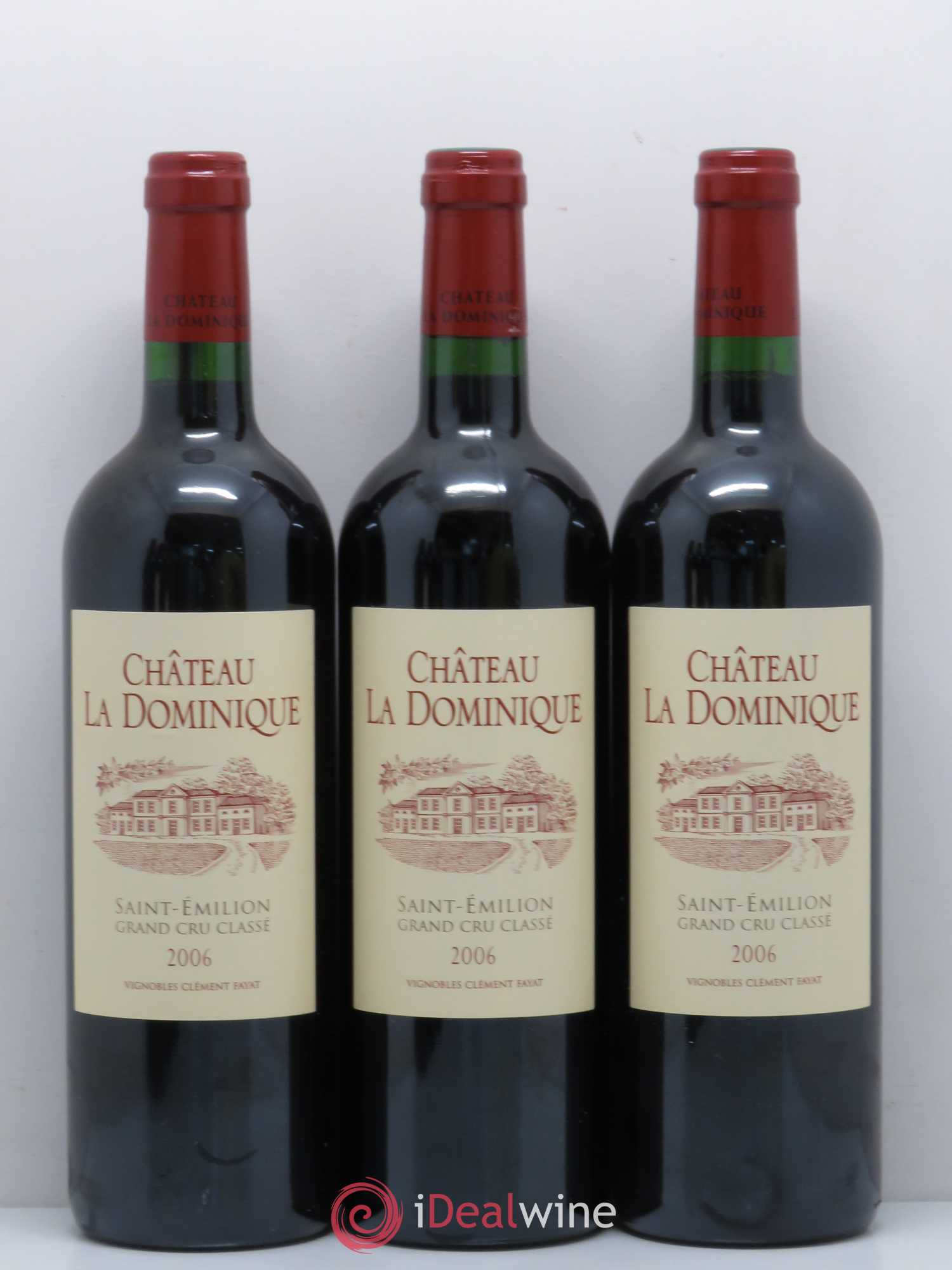 Château la Dominique Grand Cru Classé 2006 - Lot de 6 bouteilles - 1
