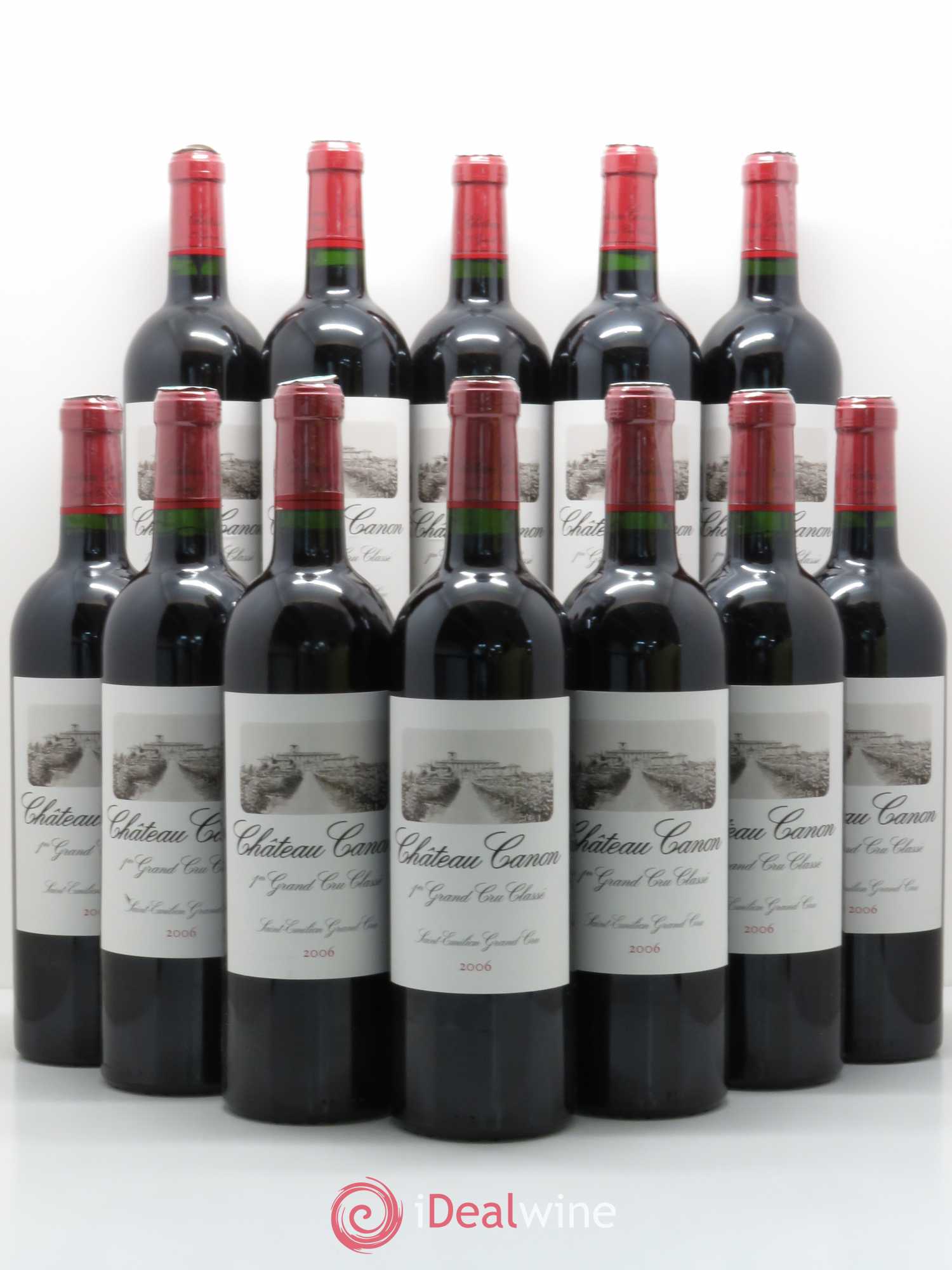 Château Canon 1er Grand Cru Classé B 2006 - Lot de 12 bouteilles - 0