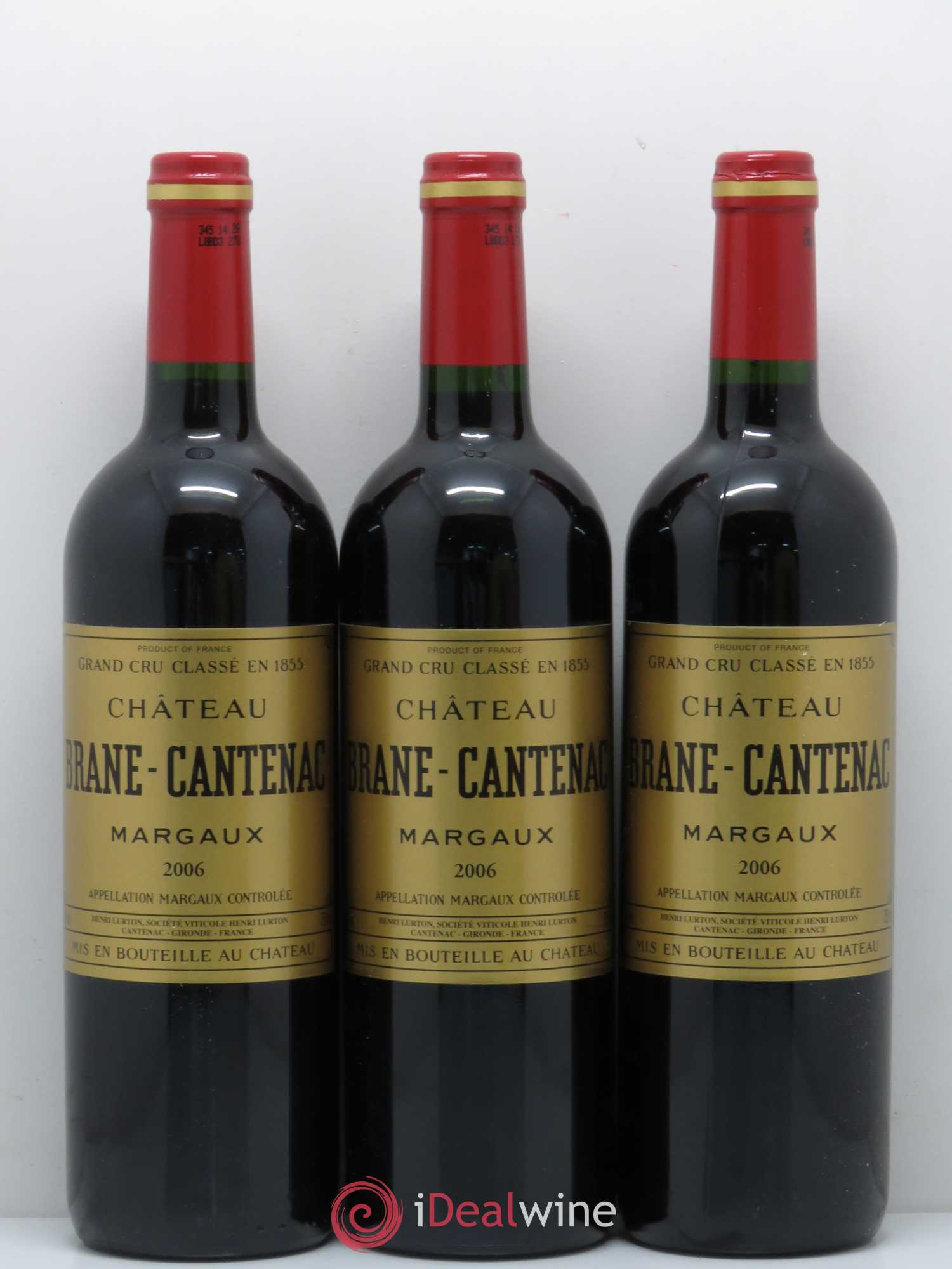 Château Brane Cantenac 2ème Grand Cru Classé 2006 - Lot de 12 bouteilles - 3