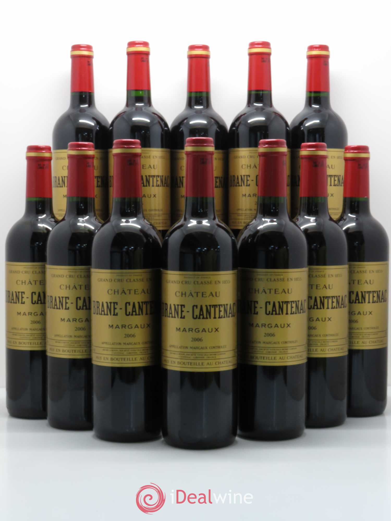Château Brane Cantenac 2ème Grand Cru Classé 2006 - Lot de 12 bouteilles - 0