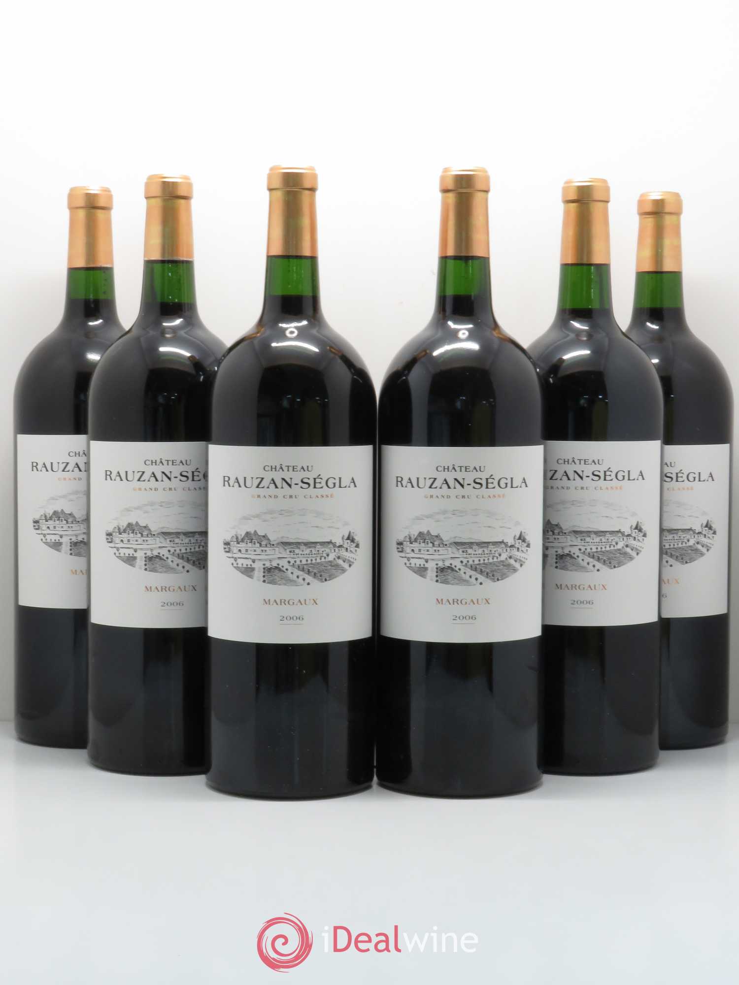 Château Rauzan Ségla Grand Cru Classé 2006 - Lot de 6 magnums - 0