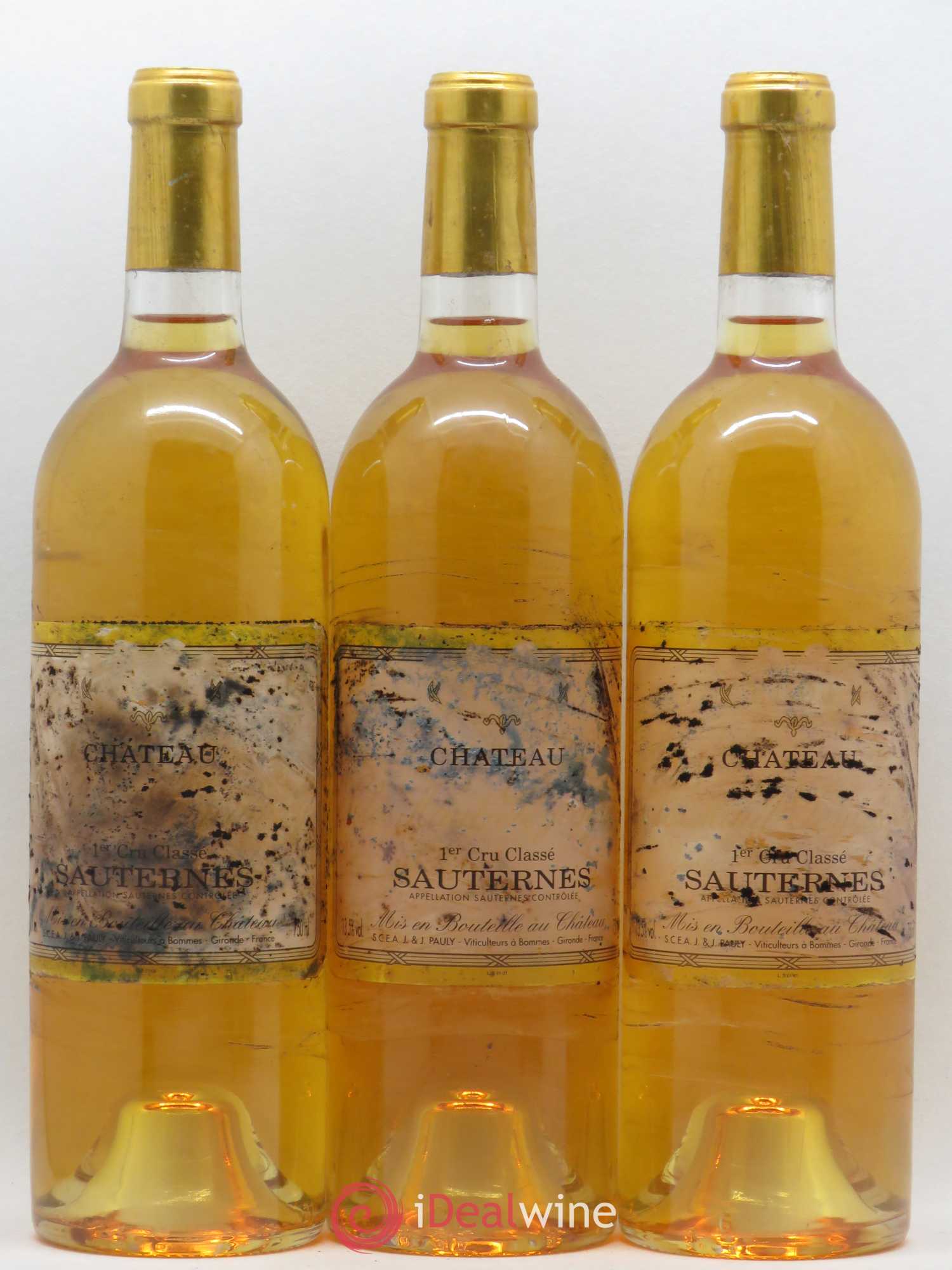 Clos Haut-Peyraguey 1er Grand Cru Classé 2001 - Lotto di 3 bottiglie - 0