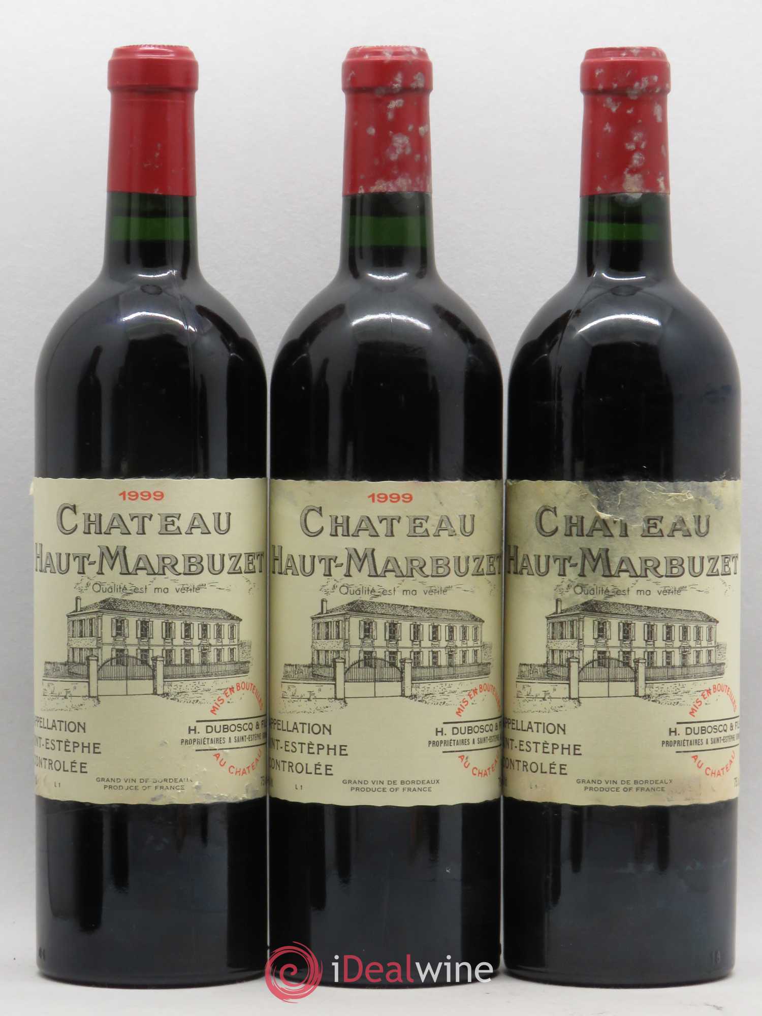 Château Haut Marbuzet 1999 - Lot de 6 bouteilles - 2