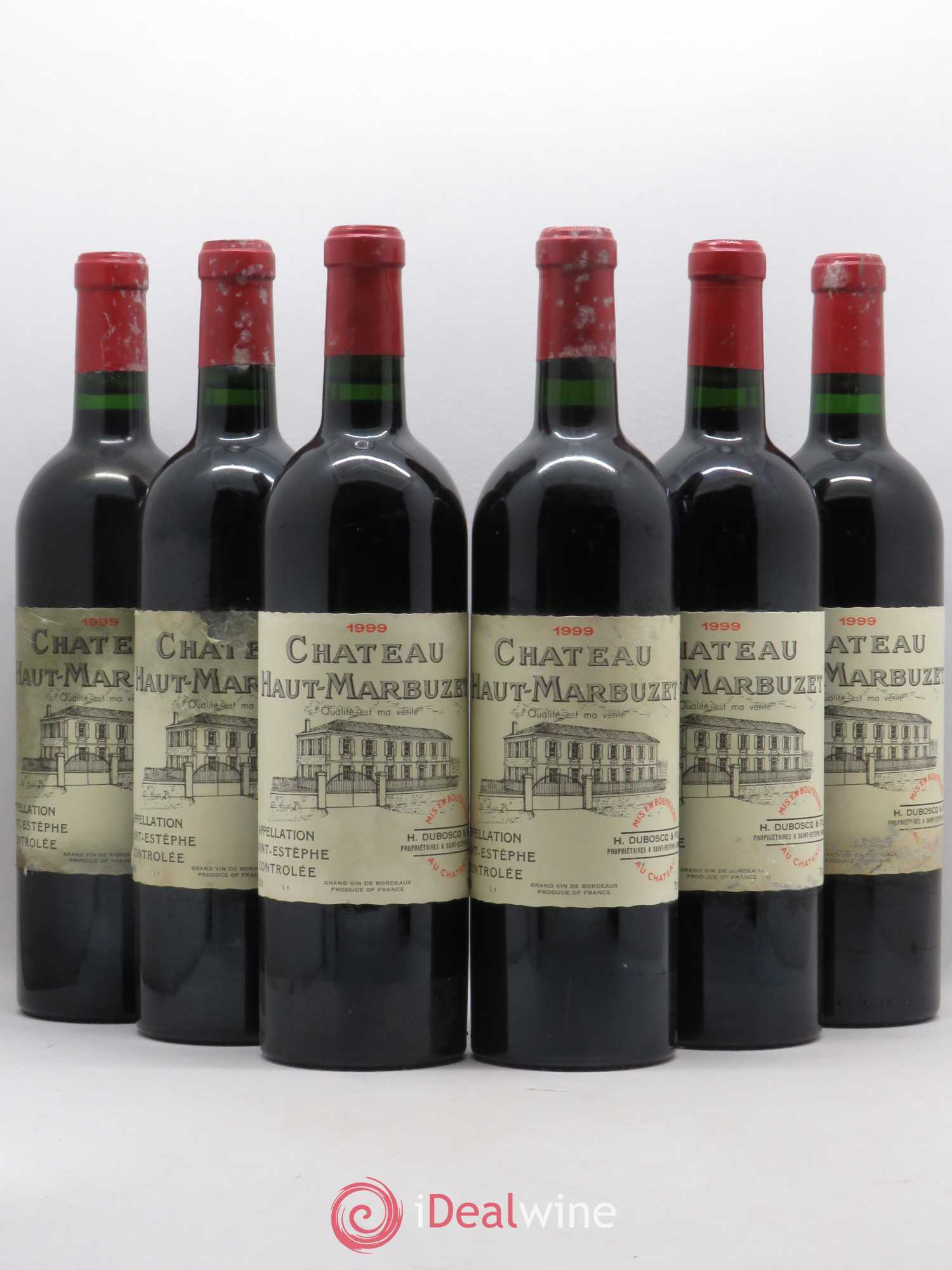 Château Haut Marbuzet 1999 - Lot de 6 bouteilles - 0