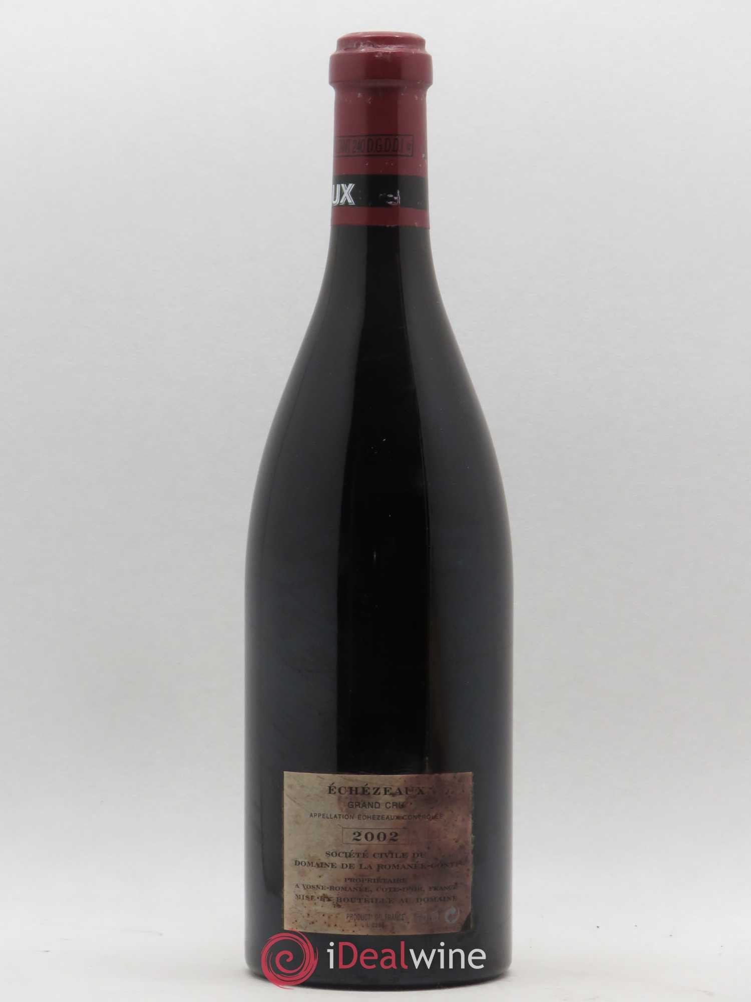 Echezeaux Grand Cru Domaine de la Romanée-Conti 2002 - Lot de 1 bouteille - 1