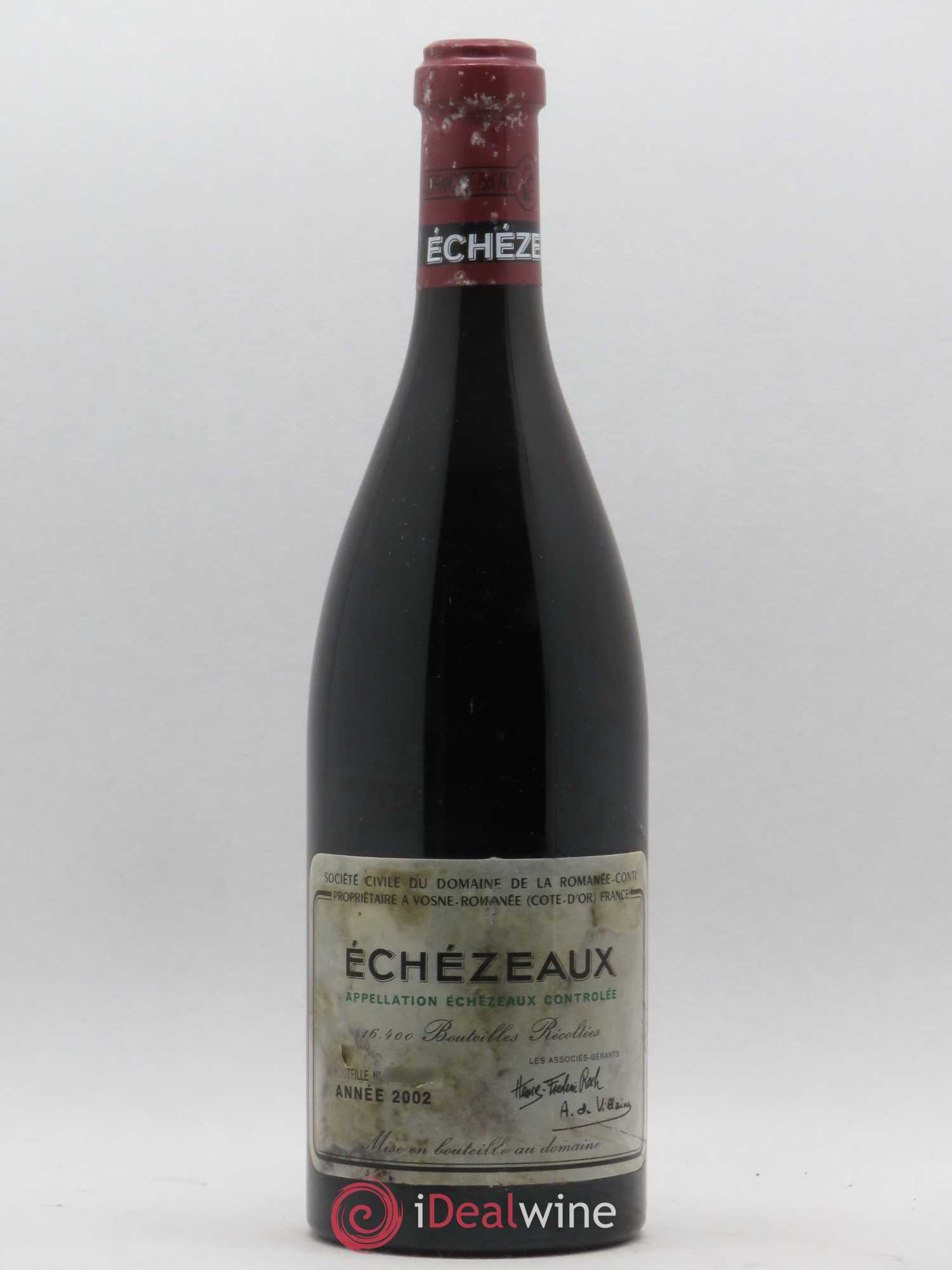 Echezeaux Grand Cru Domaine de la Romanée-Conti 2002 - Lot de 1 bouteille - 0