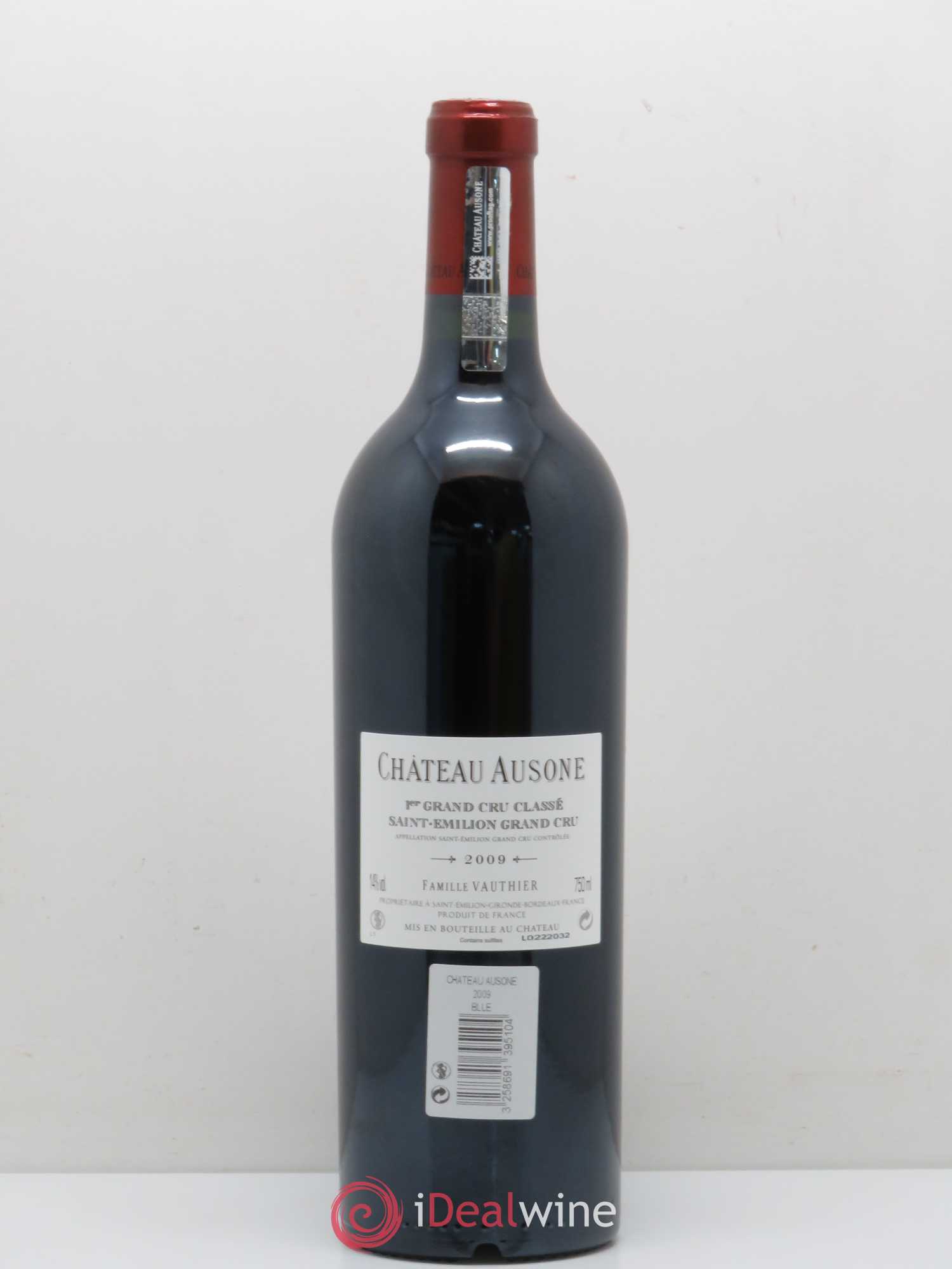Château Ausone 1er Grand Cru Classé A 2009 - Lot de 1 bouteille - 1