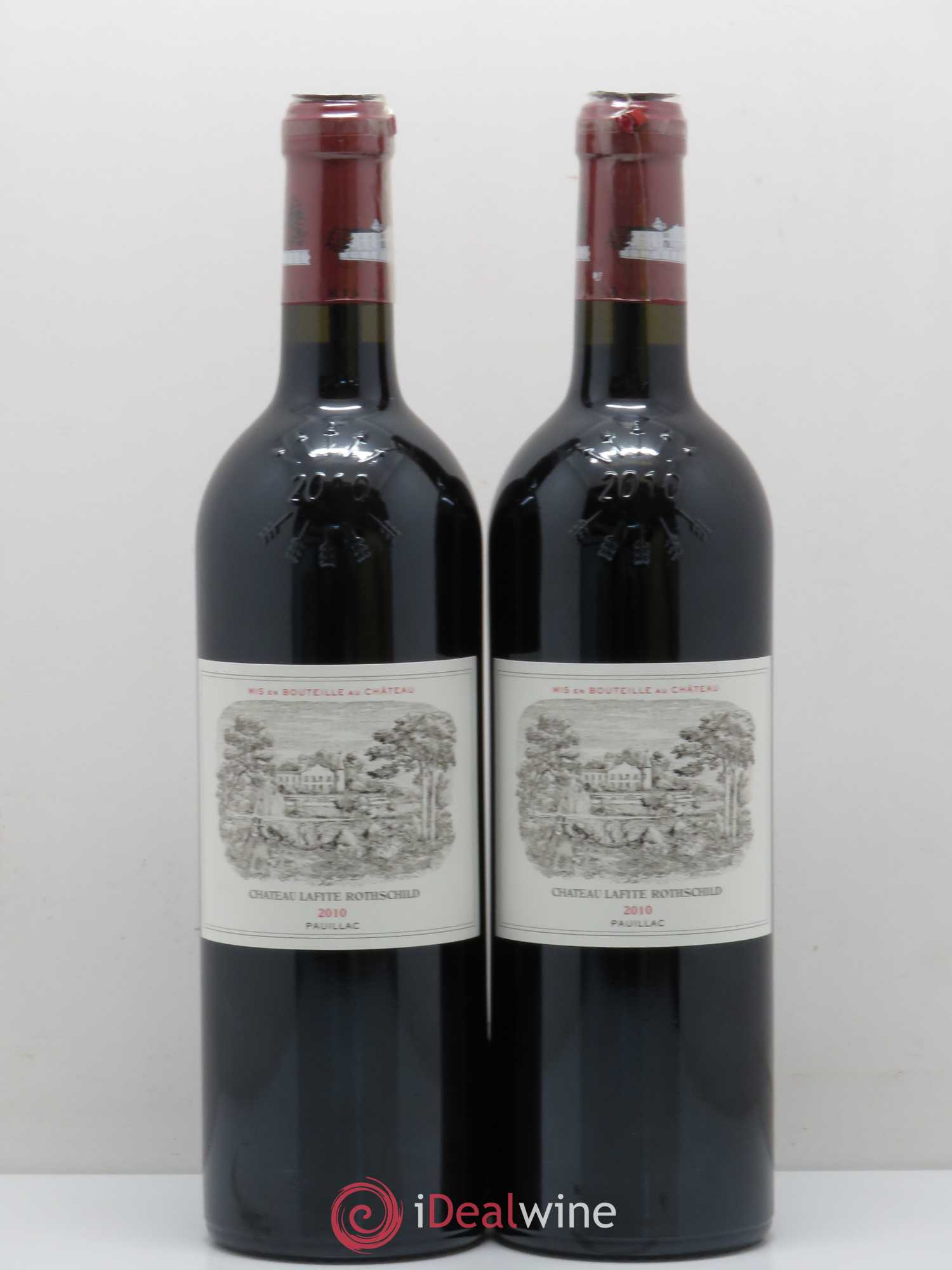 Château Lafite Rothschild 1er Grand Cru Classé 2010 - Lot de 2 bouteilles - 0