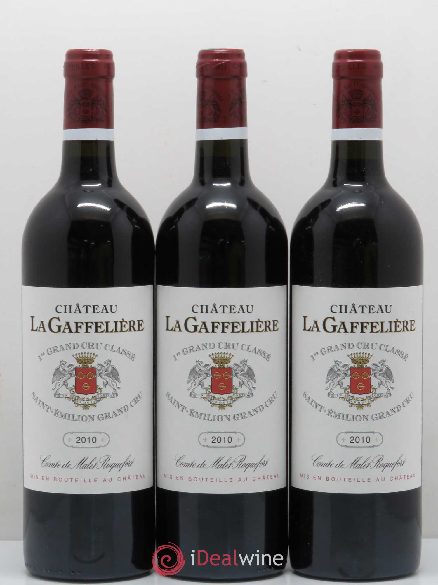 Château la Gaffelière 1er Grand Cru Classé B 2010 - Lot de 3 bouteilles - 0