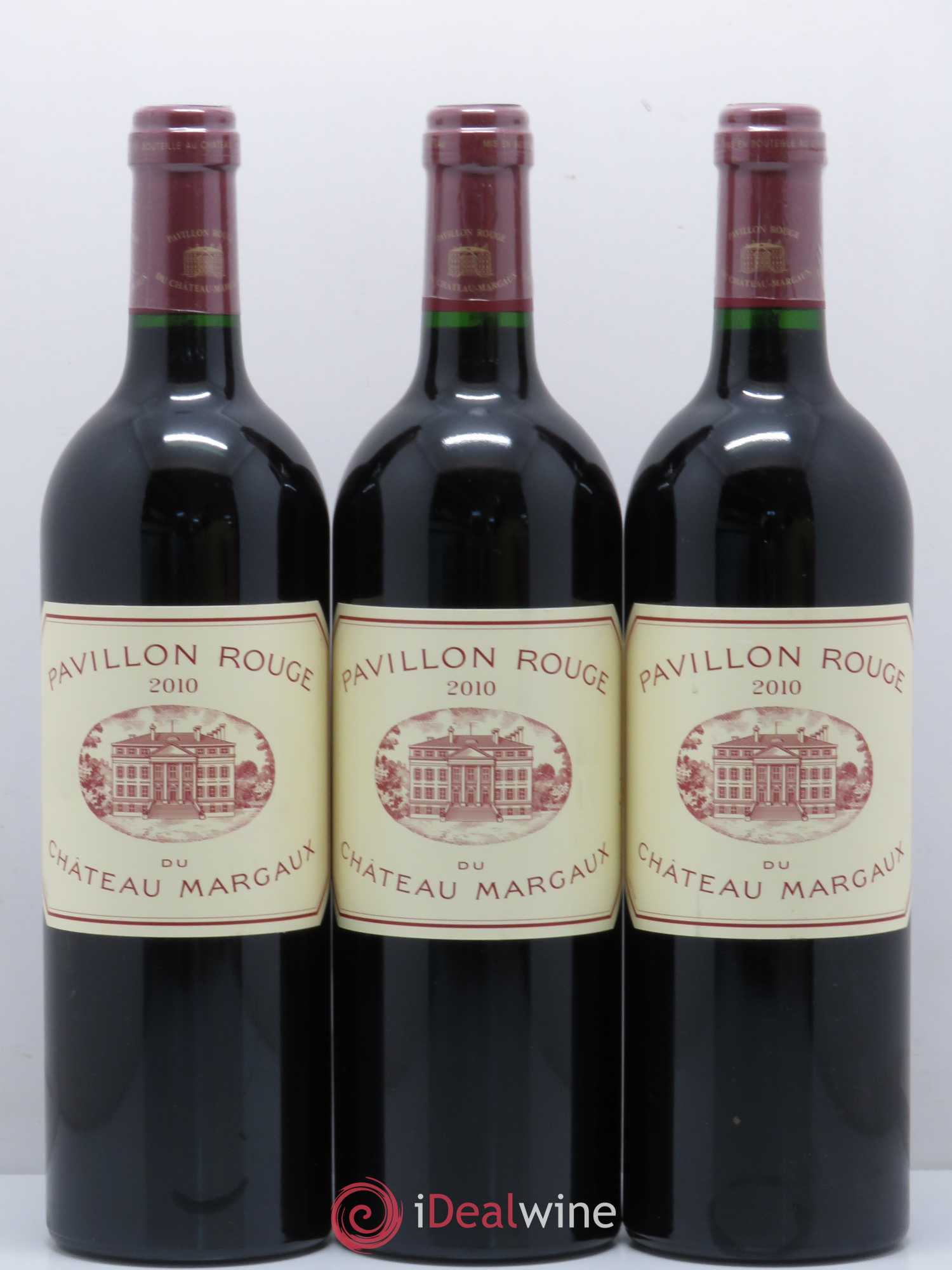Pavillon Rouge du Château Margaux Second Vin 2010 - Lot de 3 bouteilles - 0