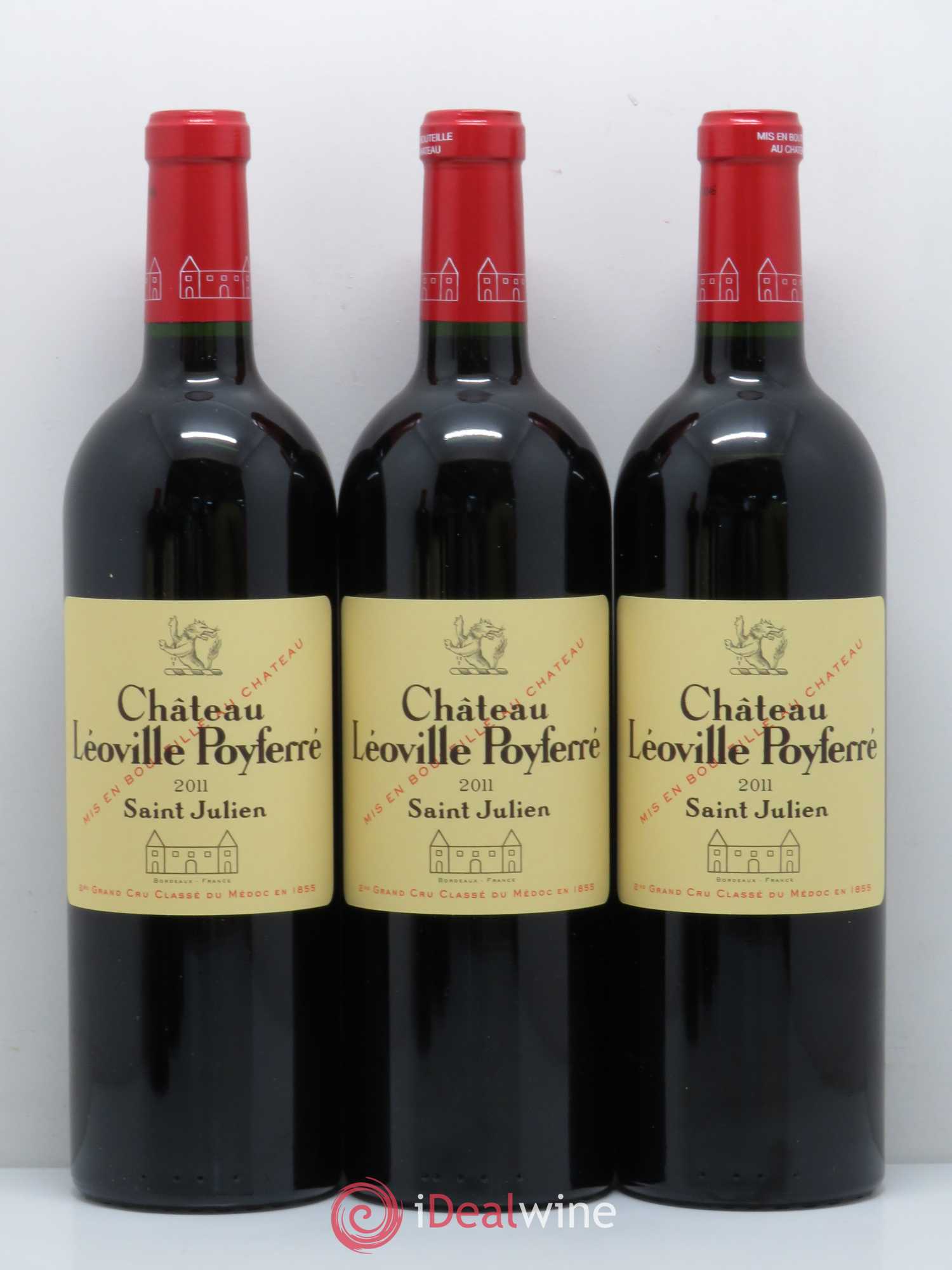Château Léoville Poyferré 2ème Grand Cru Classé 2011 - Lot de 6 bouteilles - 1