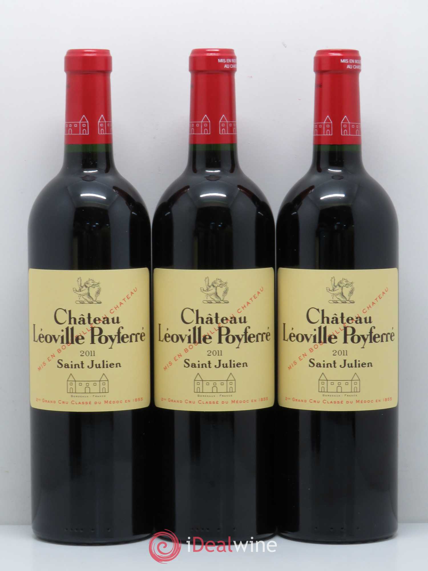 Château Léoville Poyferré 2ème Grand Cru Classé 2011 - Lot de 6 bouteilles - 1