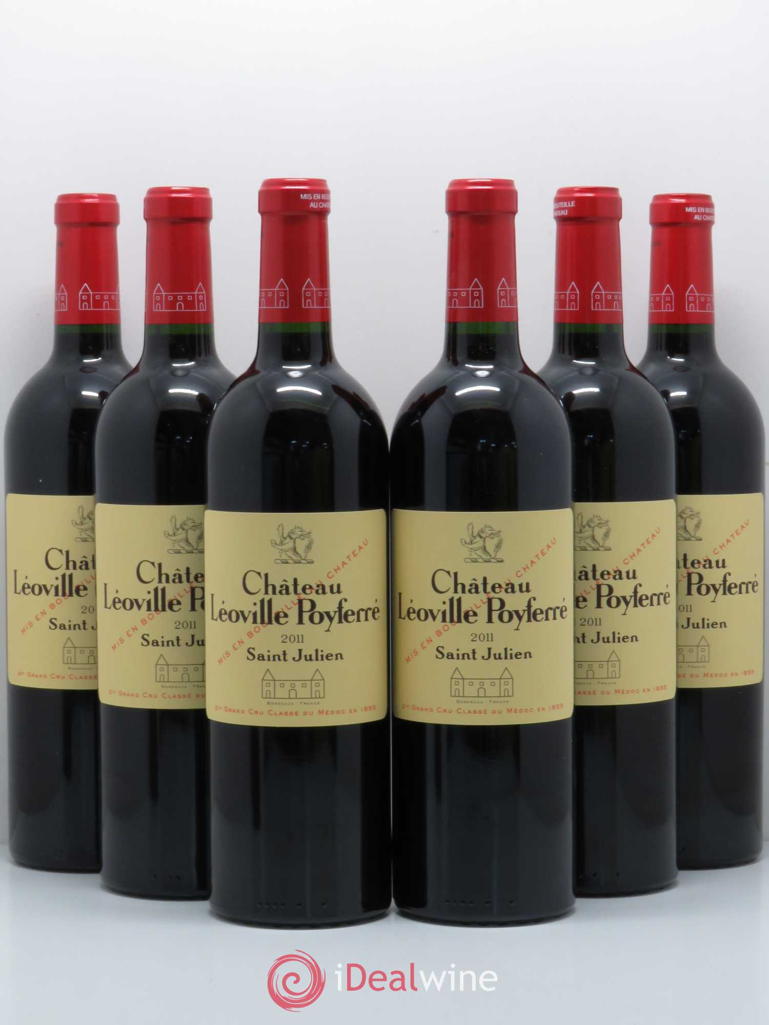 Château Léoville Poyferré 2ème Grand Cru Classé 2011 - Lot de 6 bouteilles - 0