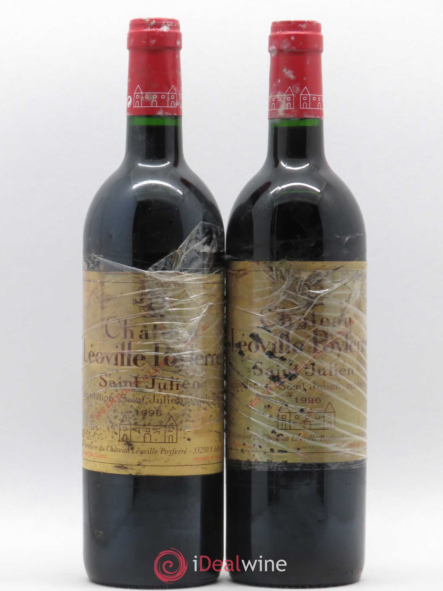 Château Léoville Poyferré 2ème Grand Cru Classé 1996 - Lot de 2 bouteilles - 0