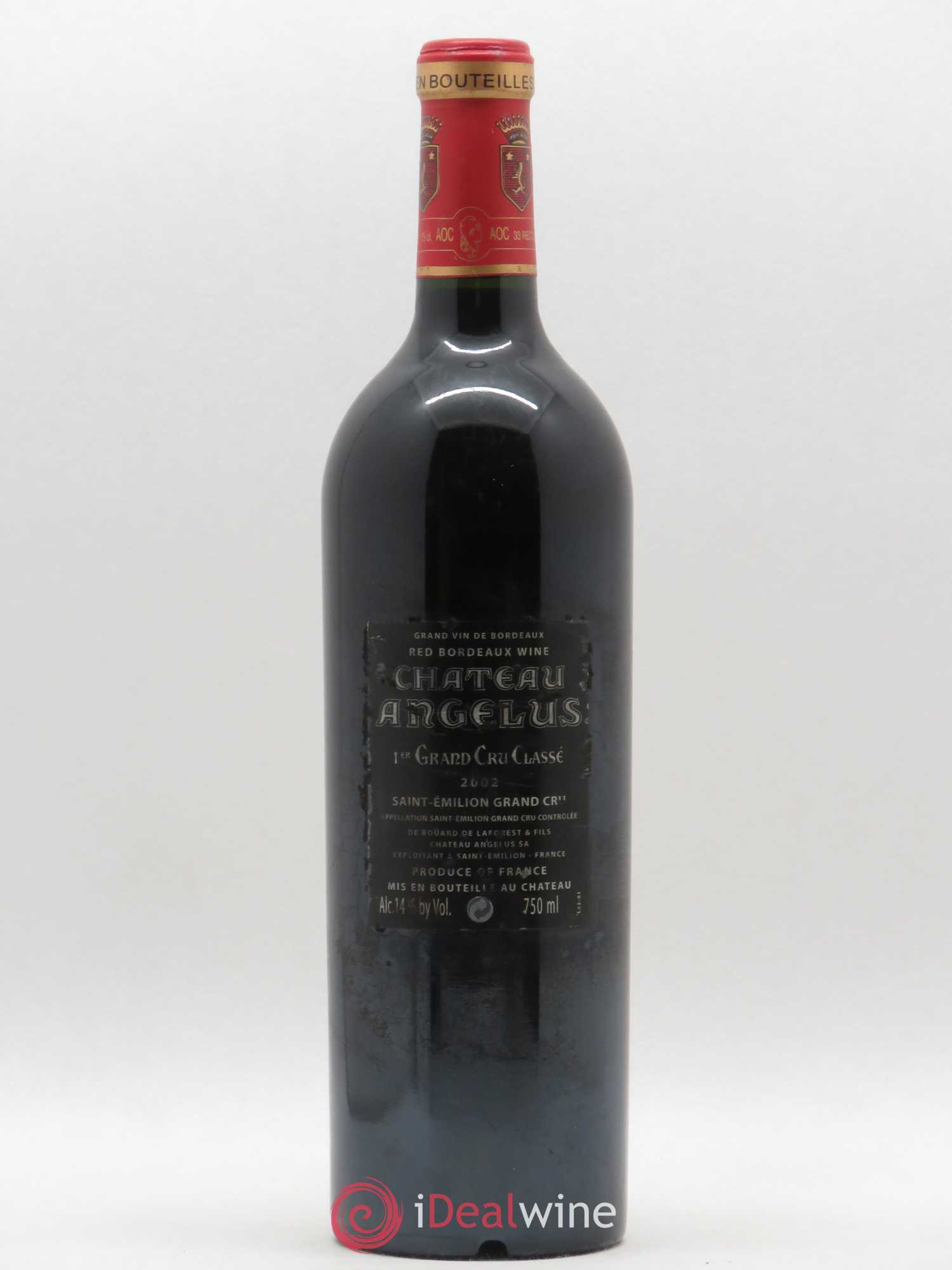 Château Angélus 1er Grand Cru Classé A 2002 - Lot de 1 bouteille - 1