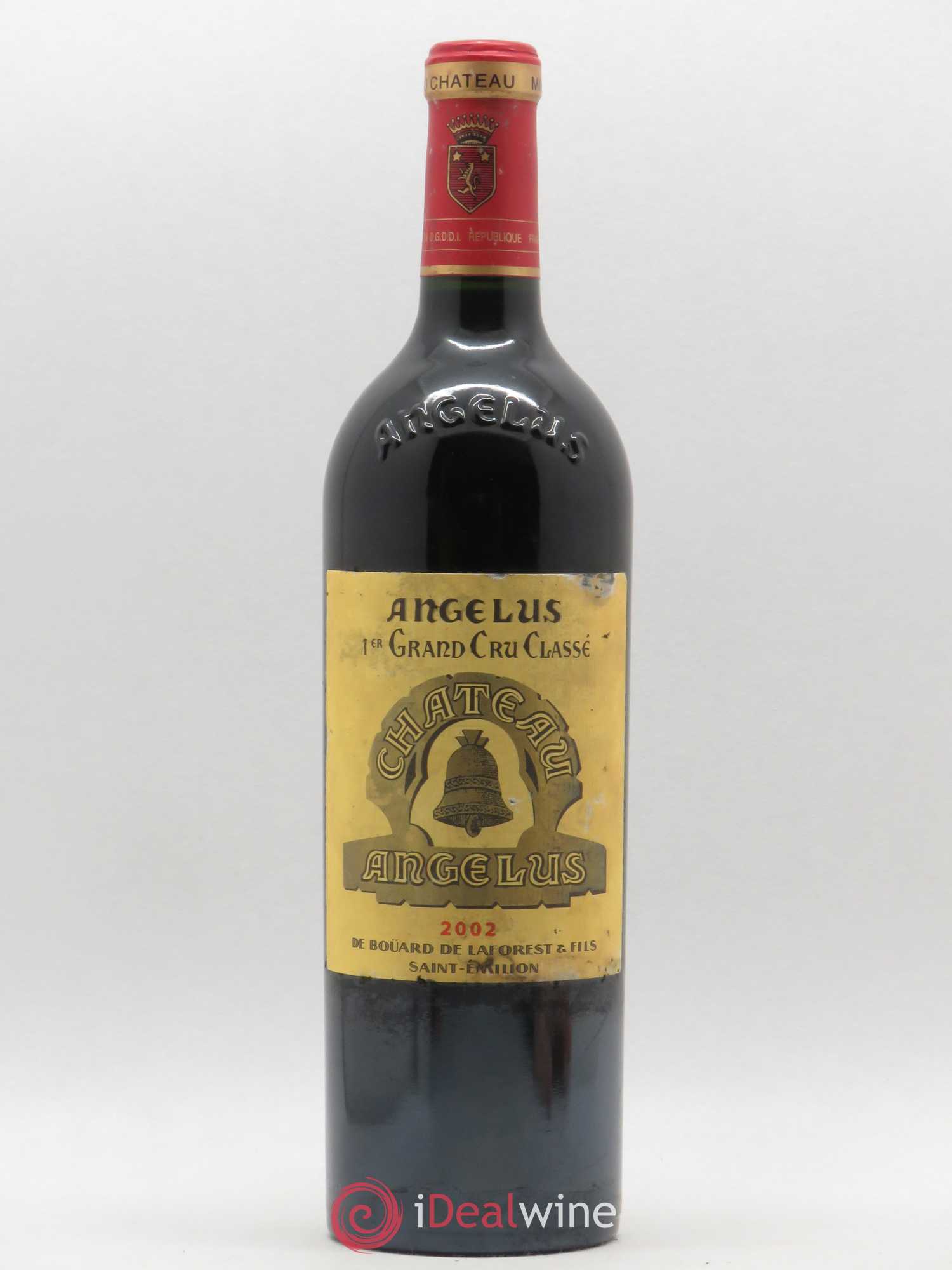 Château Angélus 1er Grand Cru Classé A 2002 - Lot de 1 bouteille - 0