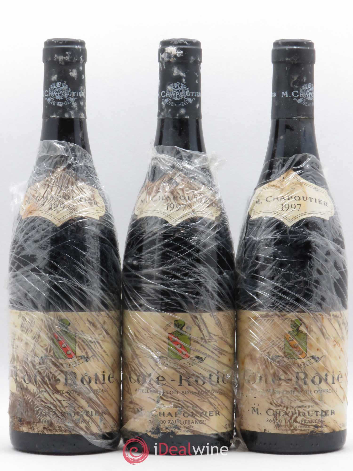 Côte-Rôtie Chapoutier 1997 - Lot de 3 bouteilles - 0