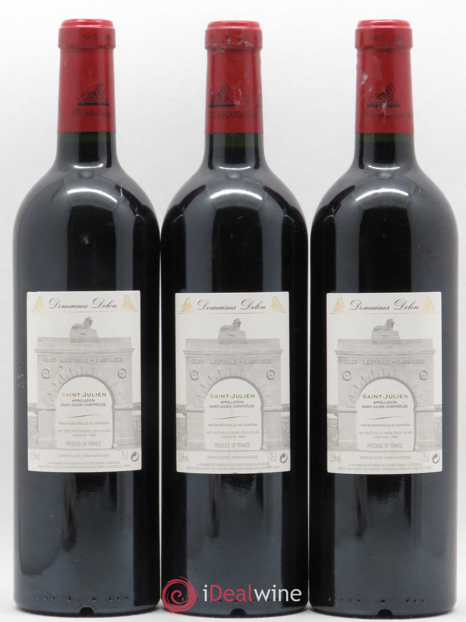 Château Léoville Las Cases 2ème Grand Cru Classé 2009 - Lot de 3 bouteilles - 1