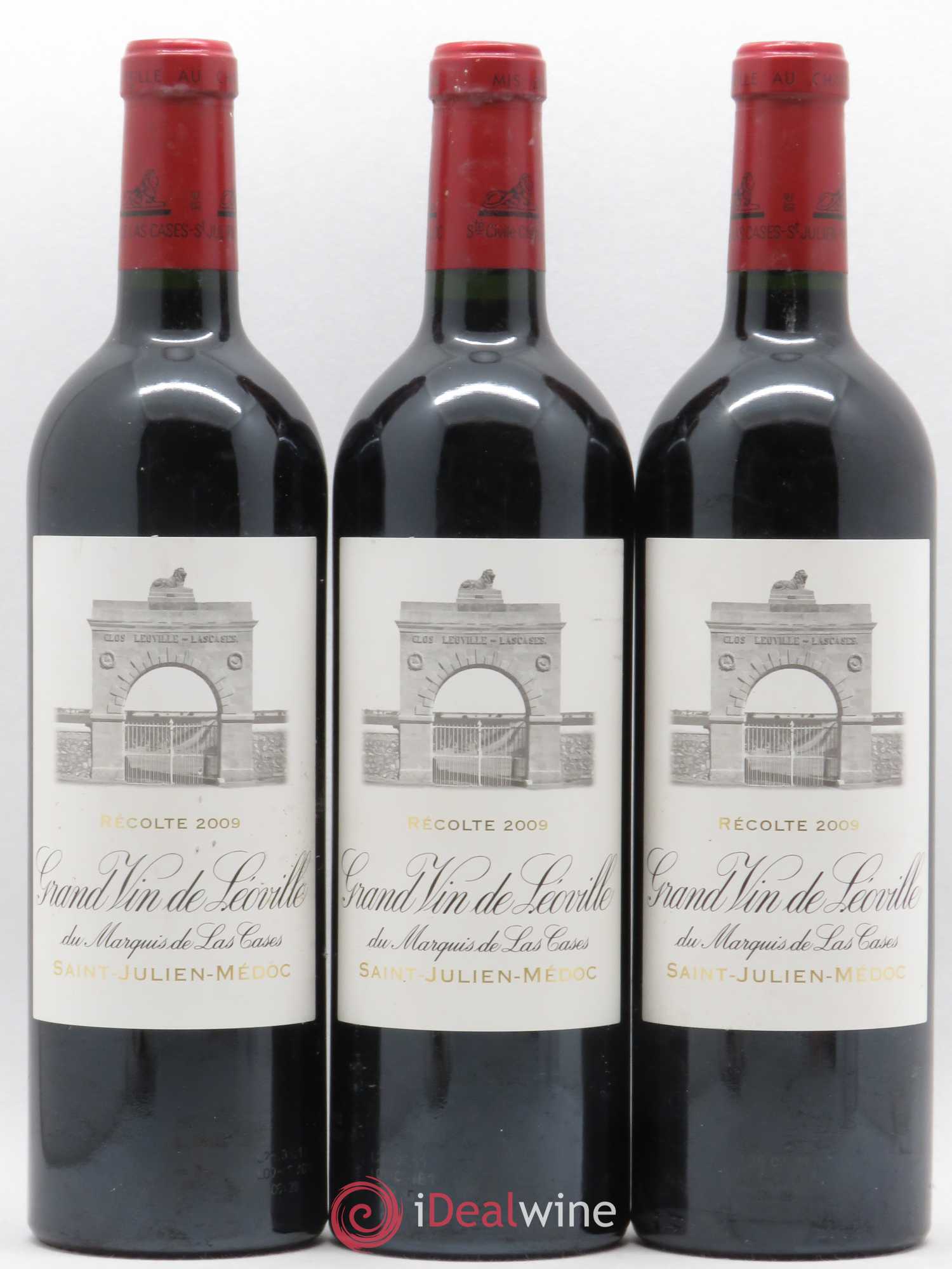 Château Léoville Las Cases 2ème Grand Cru Classé 2009 - Lot de 3 bouteilles - 0