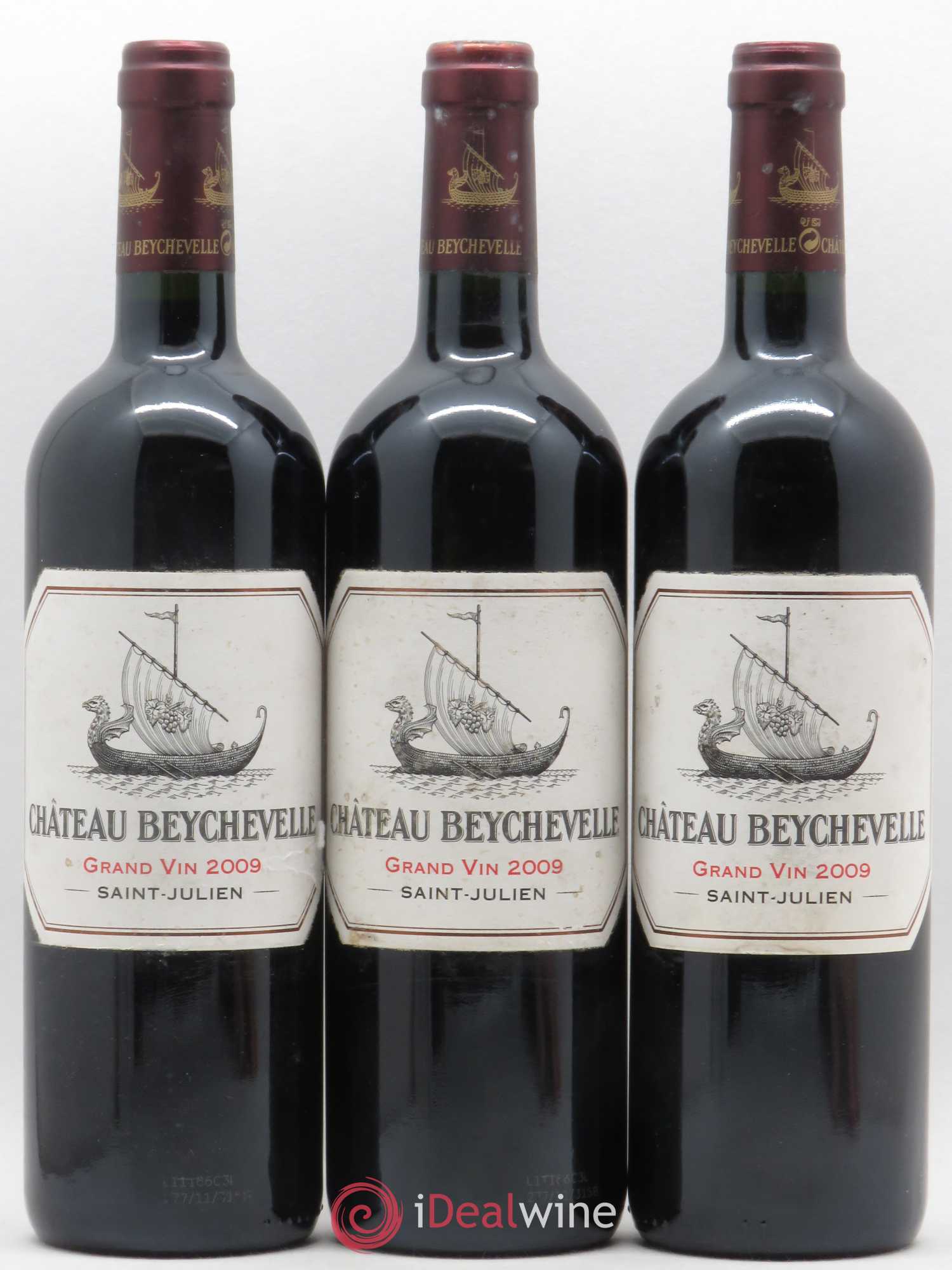 Château Beychevelle 4ème Grand Cru Classé 2009 - Lot de 3 bouteilles - 0