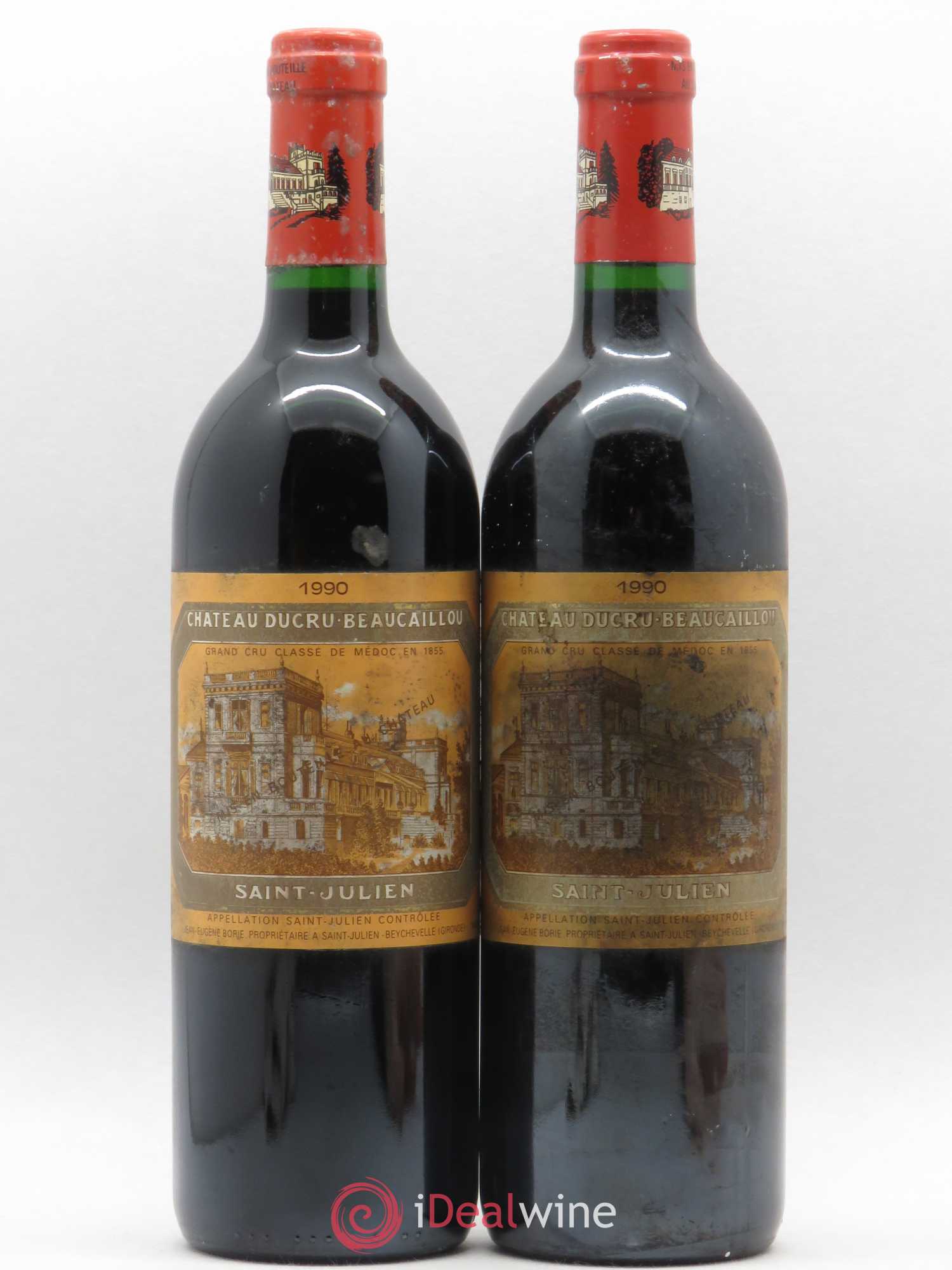 Château Ducru Beaucaillou 2ème Grand Cru Classé 1990 - Lot de 2 bouteilles - 0