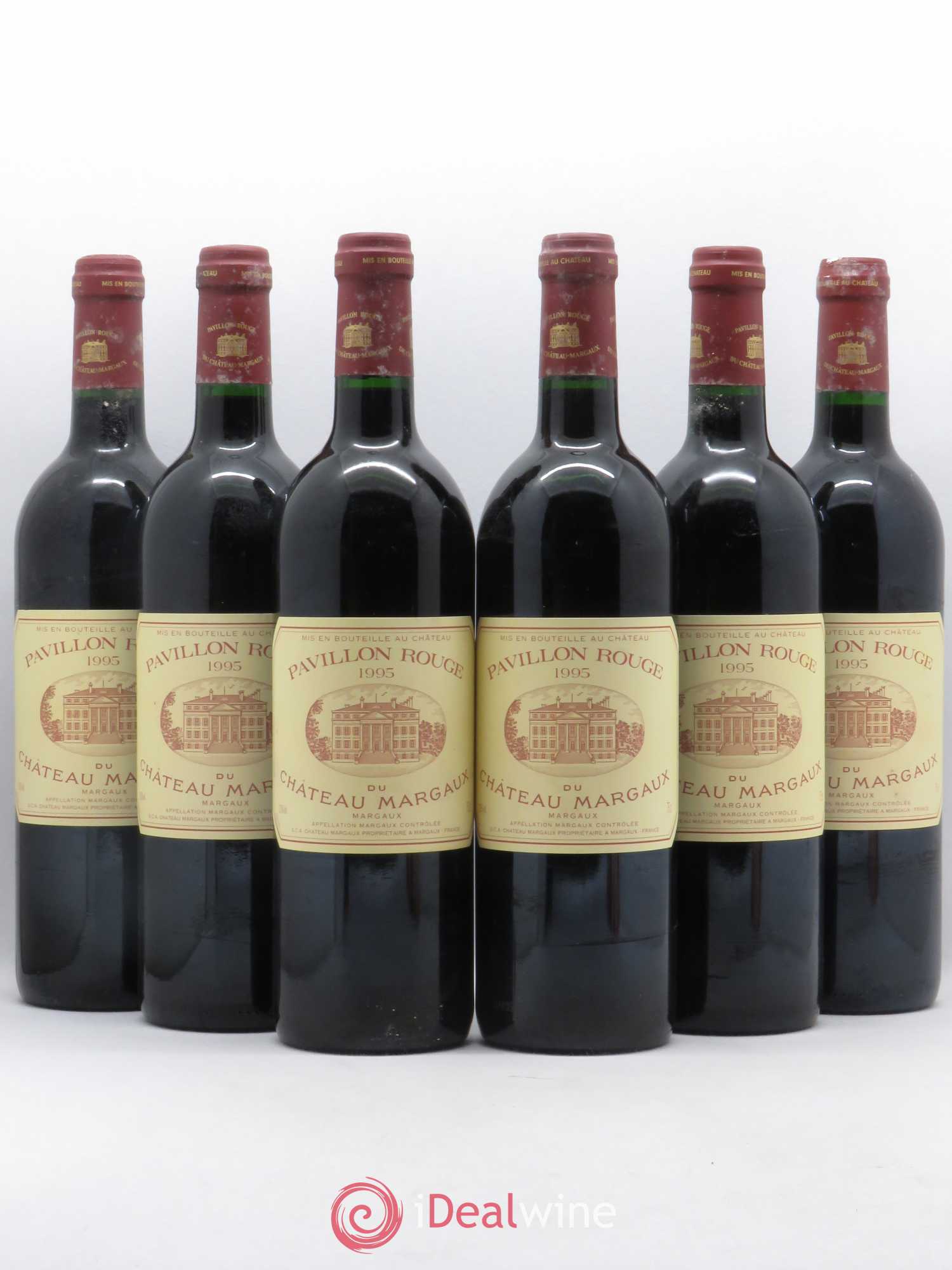Pavillon Rouge du Château Margaux Second Vin 1995 - Lot de 6 bouteilles - 0