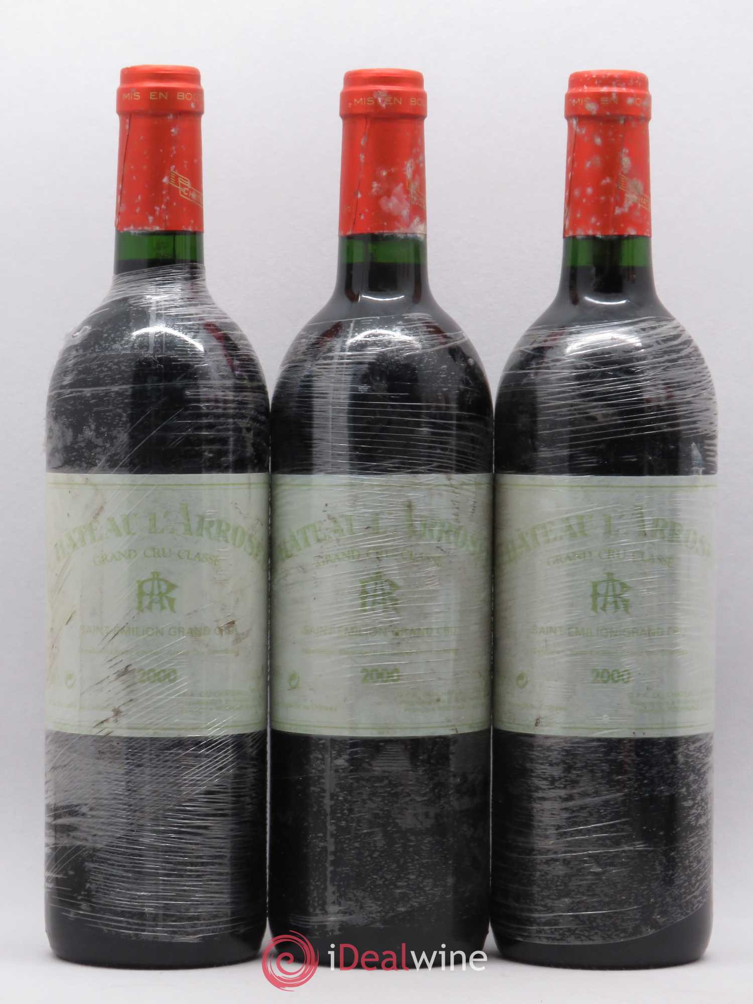 Château l' Arrosée Grand Cru Classé 2000 - Lot de 6 bouteilles - 1