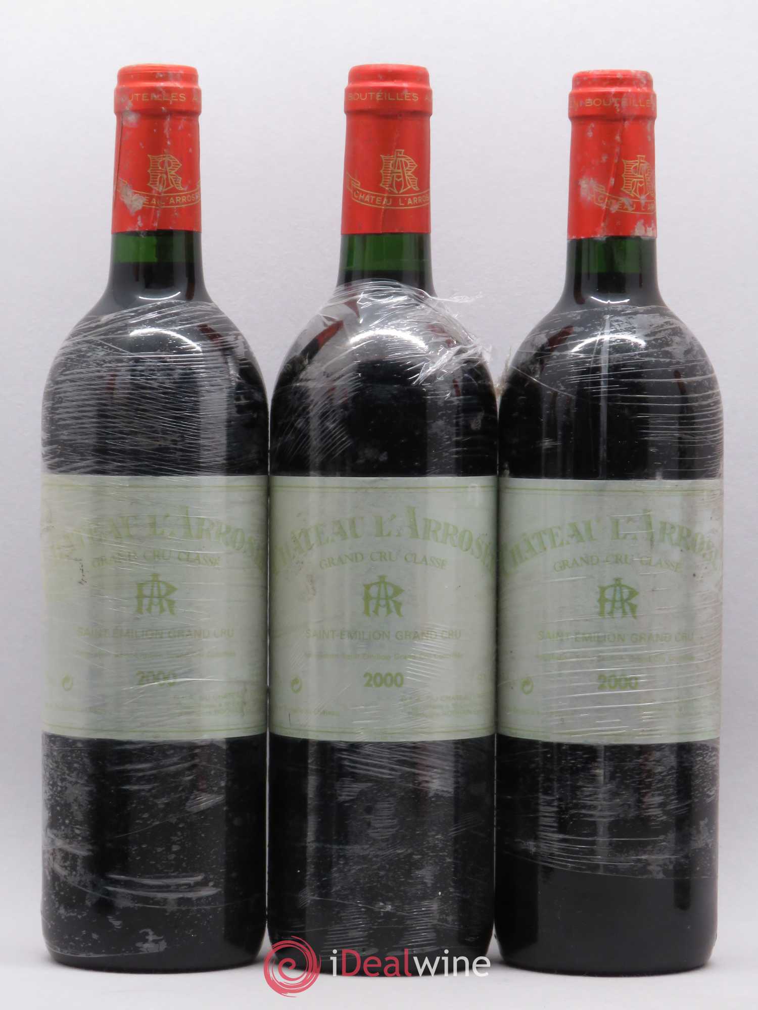 Château l' Arrosée Grand Cru Classé 2000 - Lot de 6 bouteilles - 2