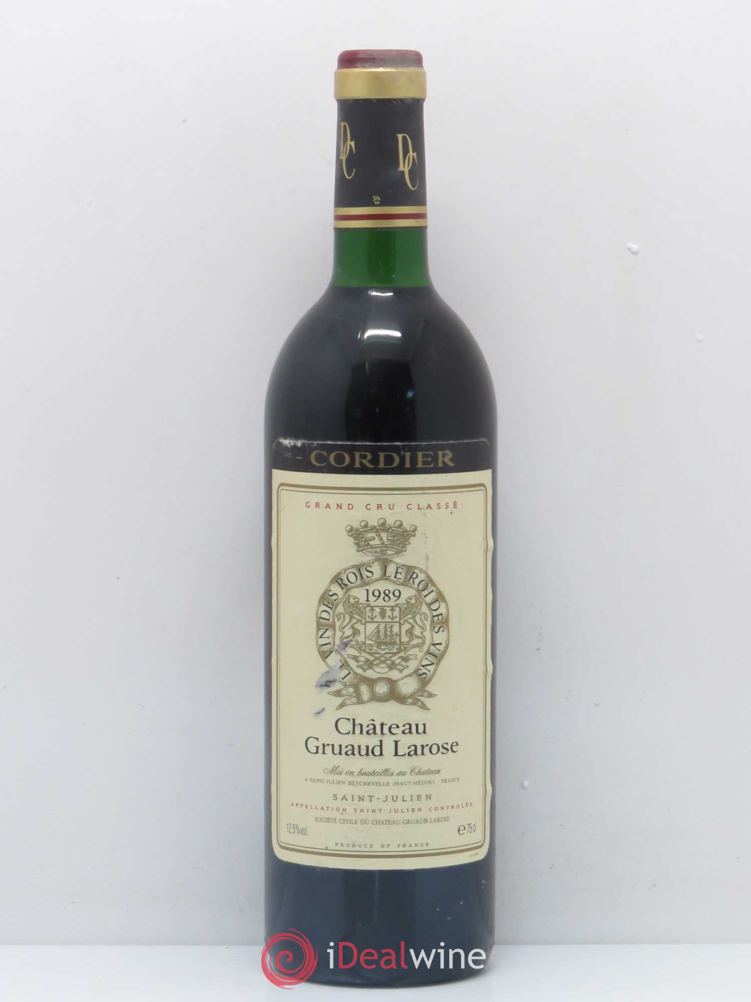 Château Gruaud Larose 2ème Grand Cru Classé 1989 - Lot de 1 bouteille - 0