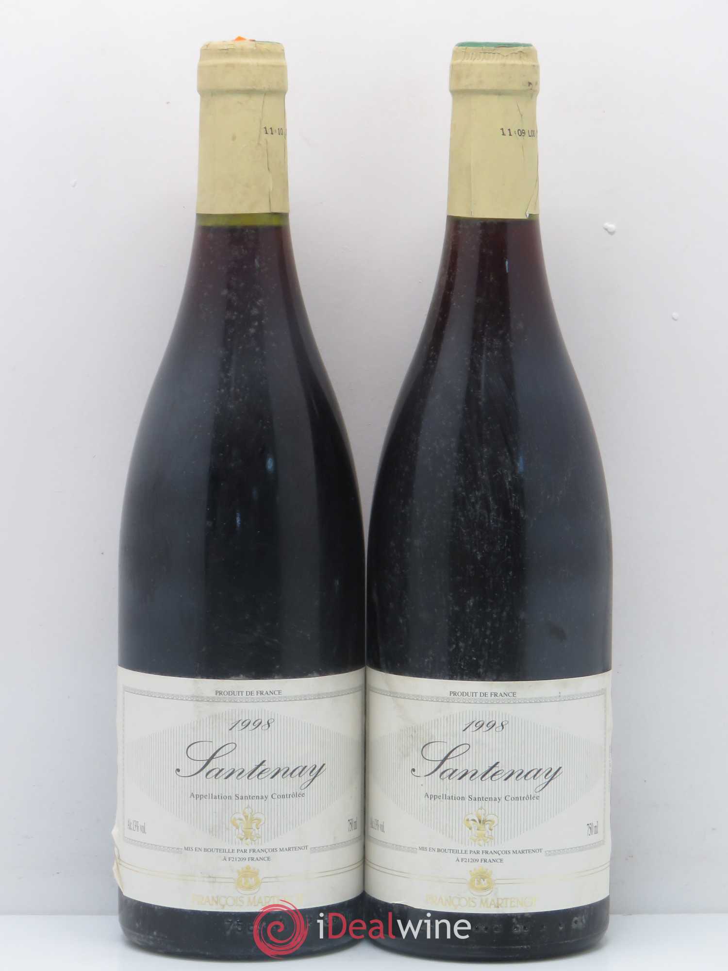 Santenay Francois Martenot 1998 - Lot de 5 bouteilles - 2