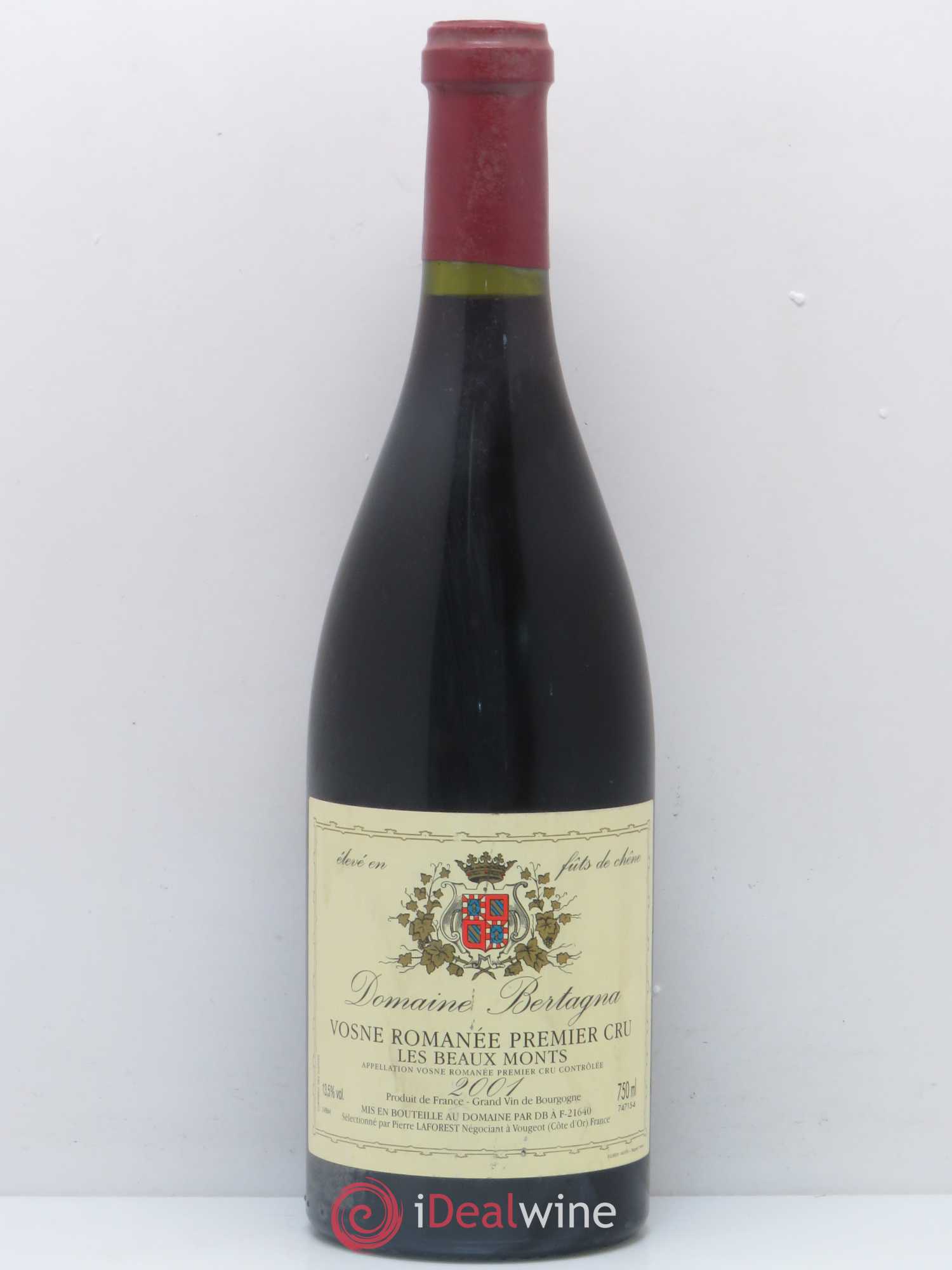 Vosne-Romanée 1er Cru Les Beaux-Monts Bertagna 2001 - Lot de 1 bouteille - 0