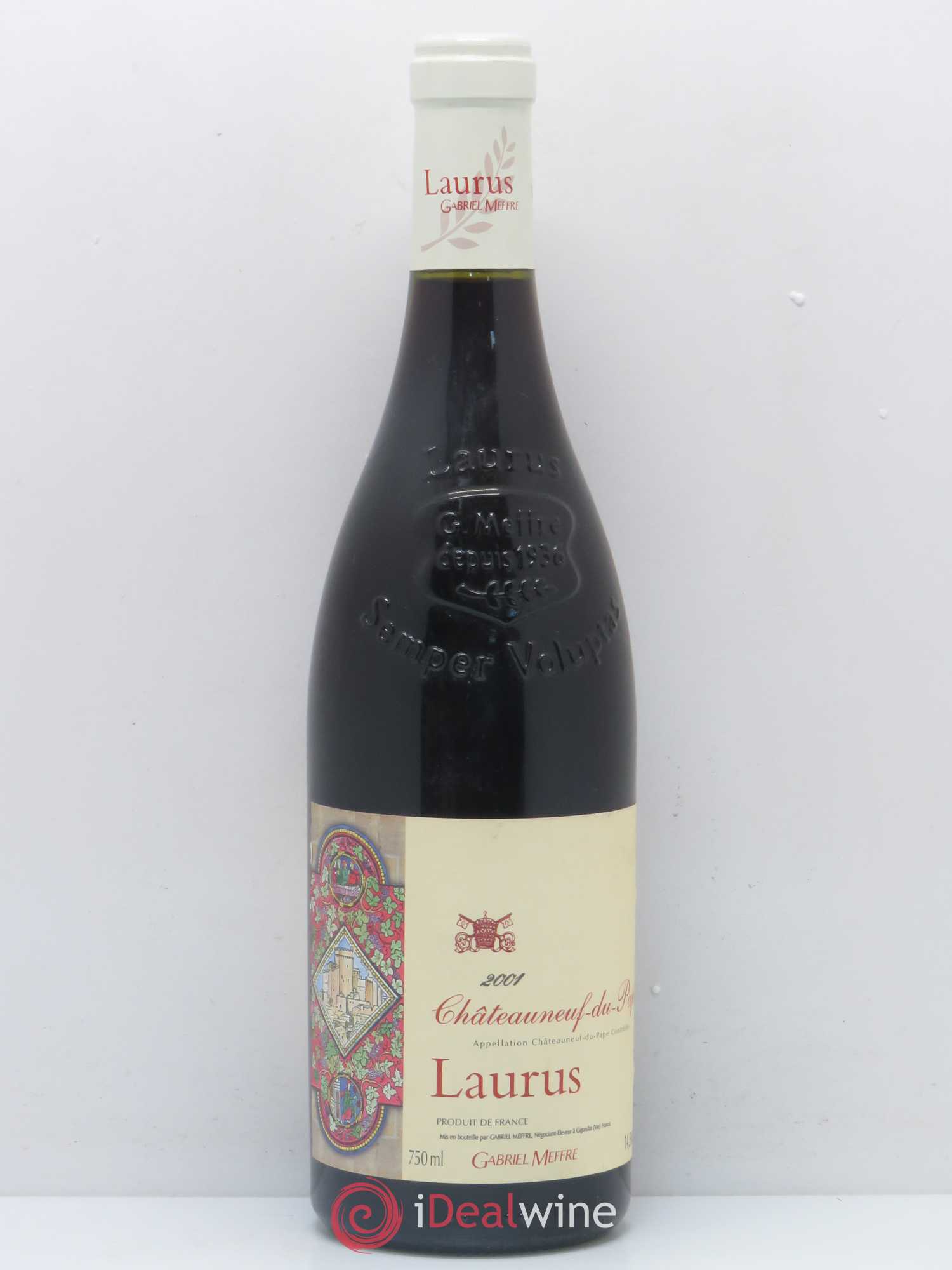 Châteauneuf-du-Pape Laurus Gabriel Meffre 2001 - Lot de 1 bouteille - 0