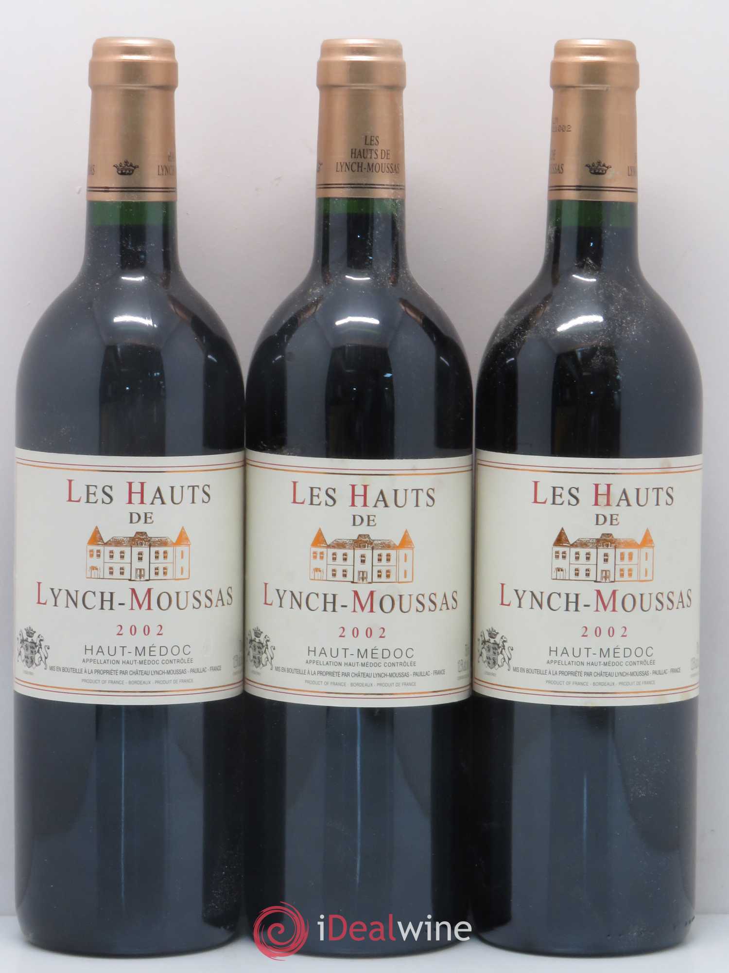 Haut Médoc Les Hauts de Lynch Moussas 2002 - Lot de 6 bouteilles - 1