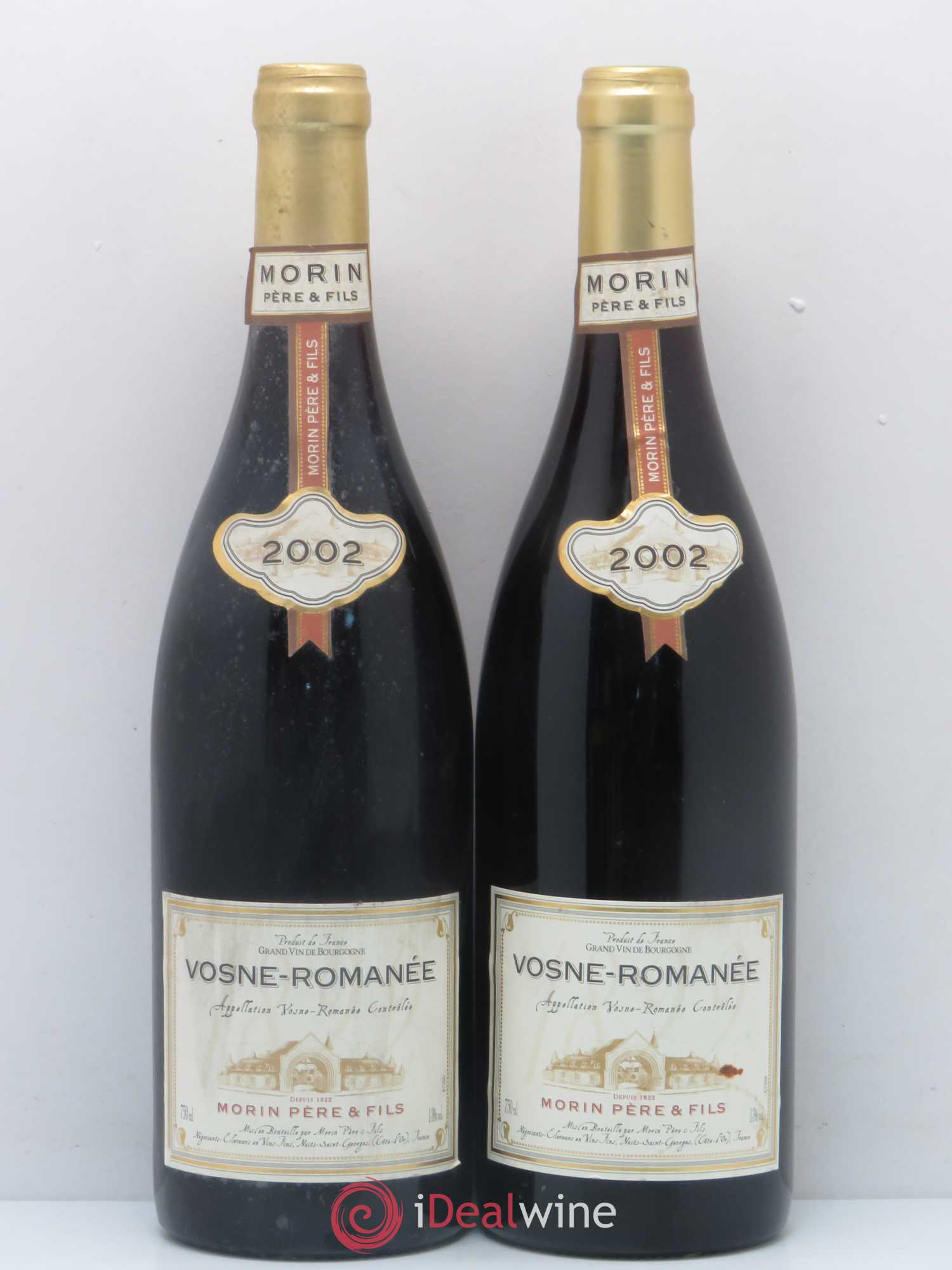 Vosne-Romanée Morin 2002 - Lot de 2 bouteilles - 0