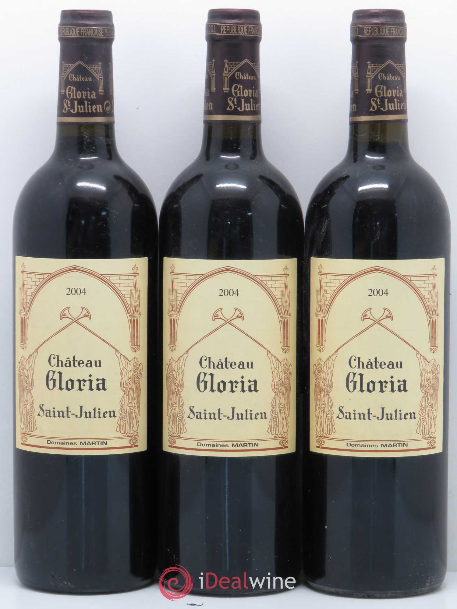 Château Gloria 2004 - Lot de 3 bouteilles - 0