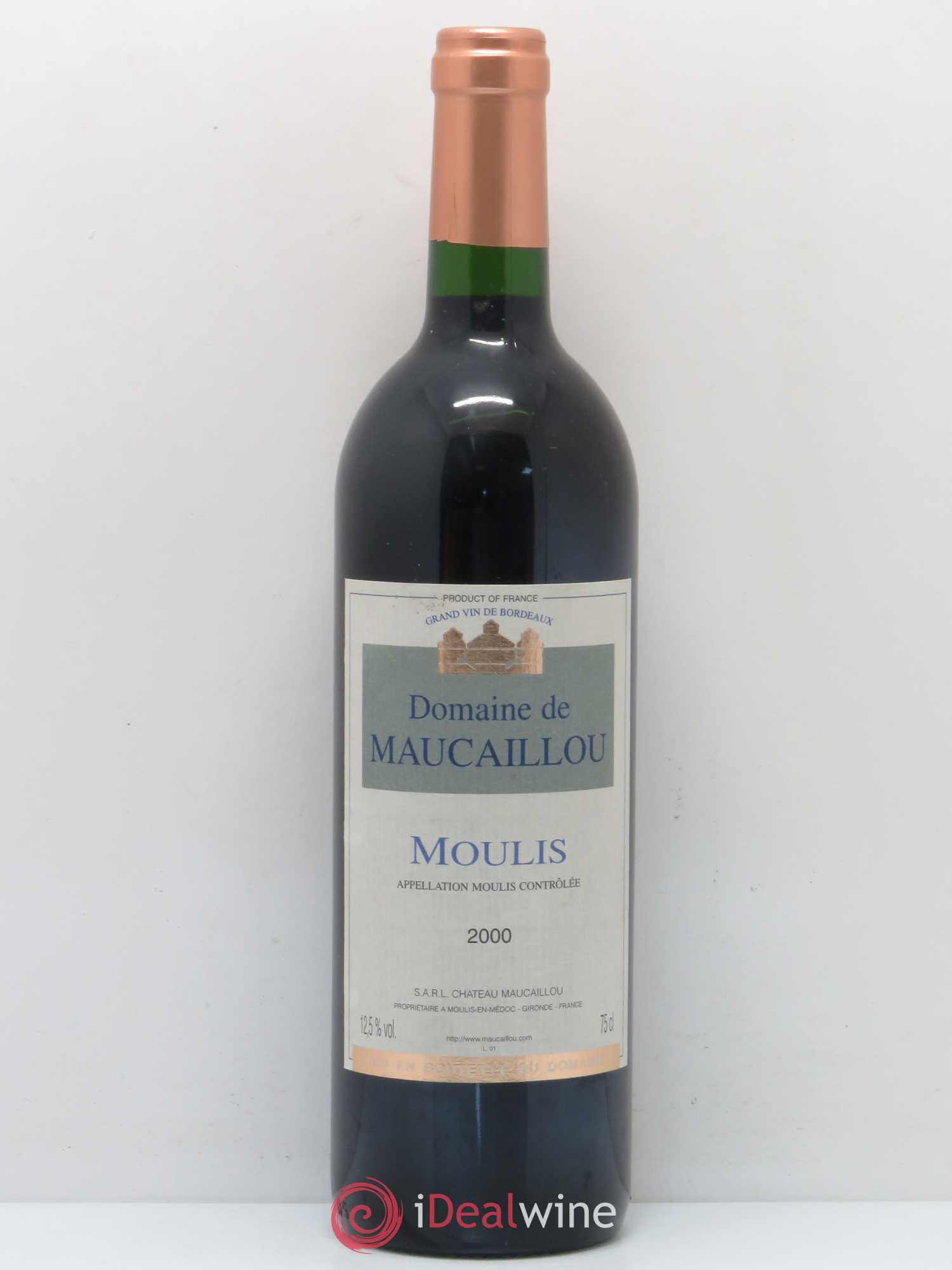 Moulis en Médoc Château Maucaillou No 2 de Maucaillou (sans prix de réserve) 2000 - Posten von 1 Flasche - 0
