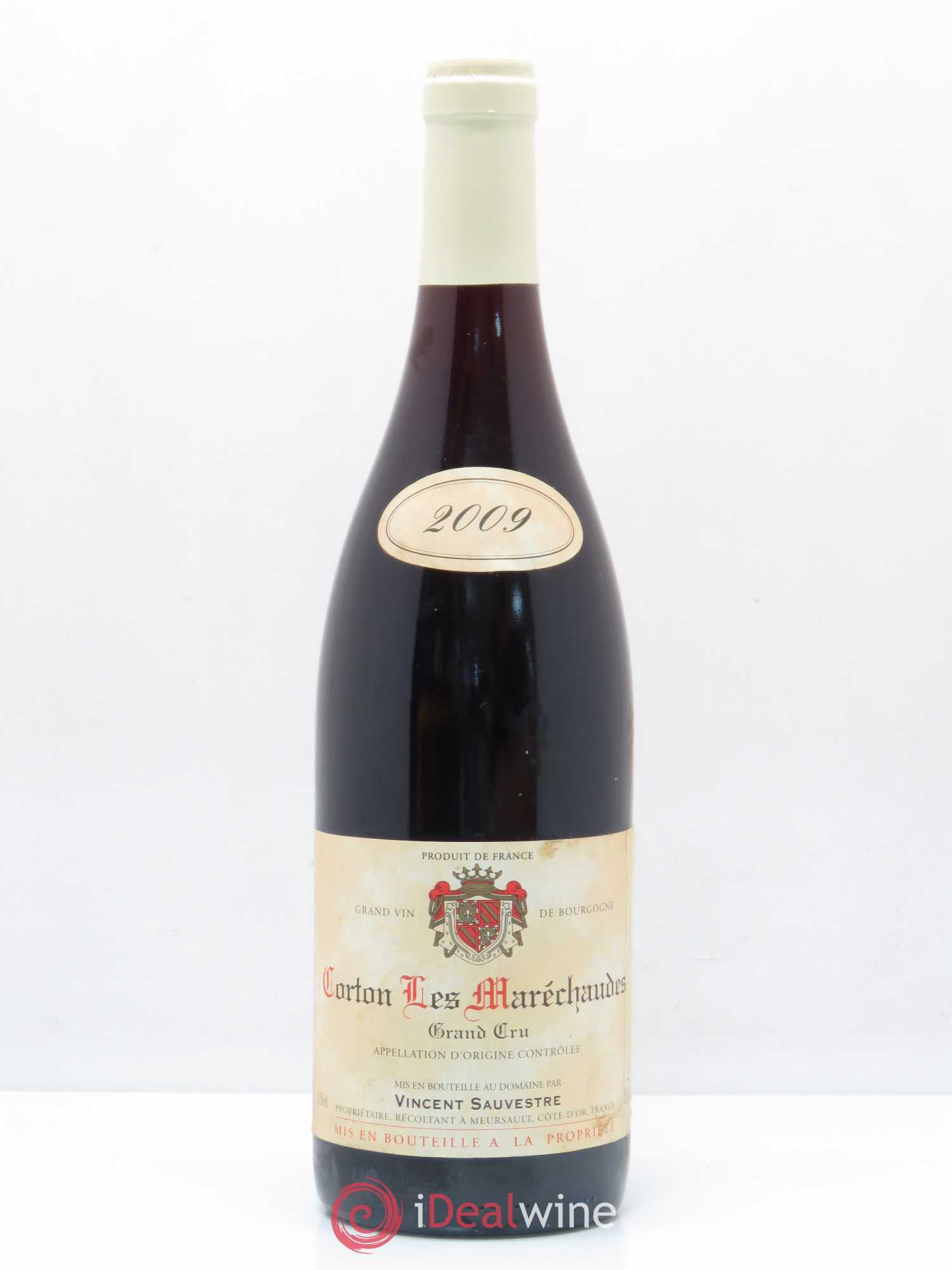 Corton Grand Cru Les Maréchaudes Vincent Sauvestre 2009 - Posten von 1 Flasche - 0