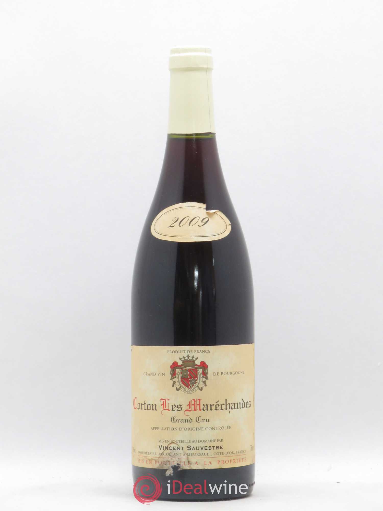 Corton Grand Cru Les Maréchaude Domaine Vincent Sauvestre 2009 - Posten von 1 Flasche - 0