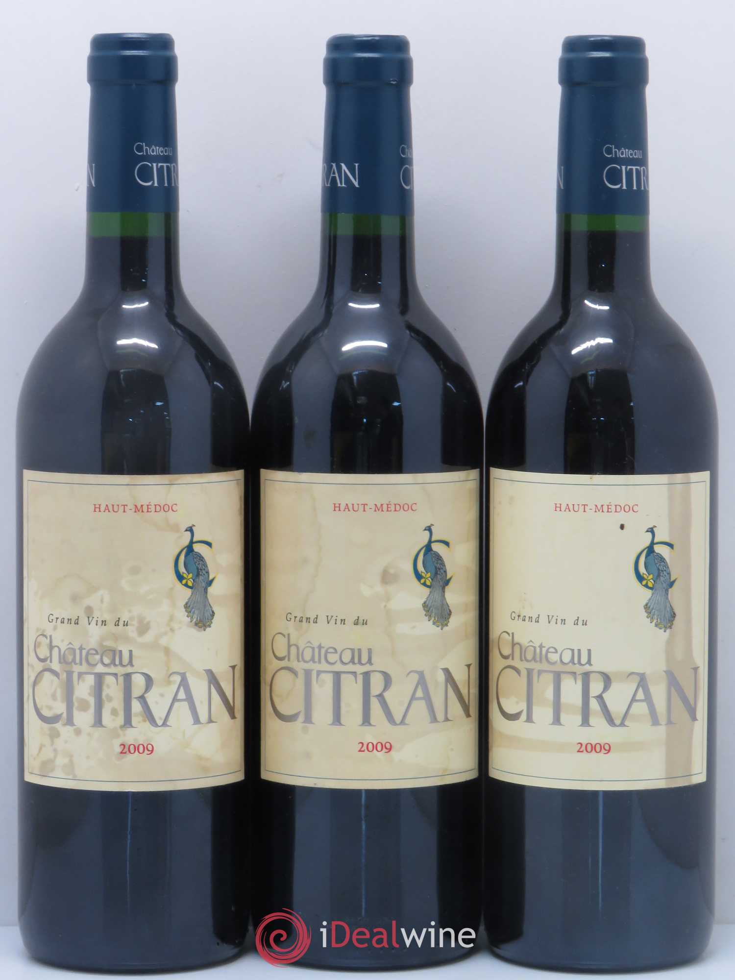 Château Citran Cru Bourgeois 2009 - Lot de 3 bouteilles - 0
