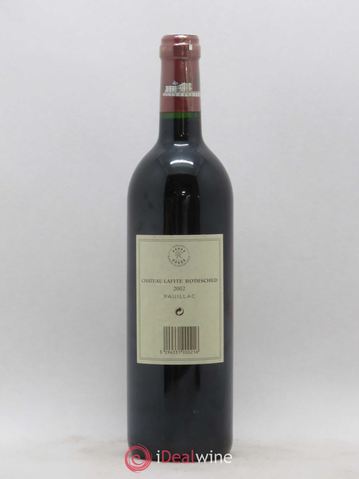 Château Lafite Rothschild 1er Grand Cru Classé 2002 - Lot de 1 bouteille - 1