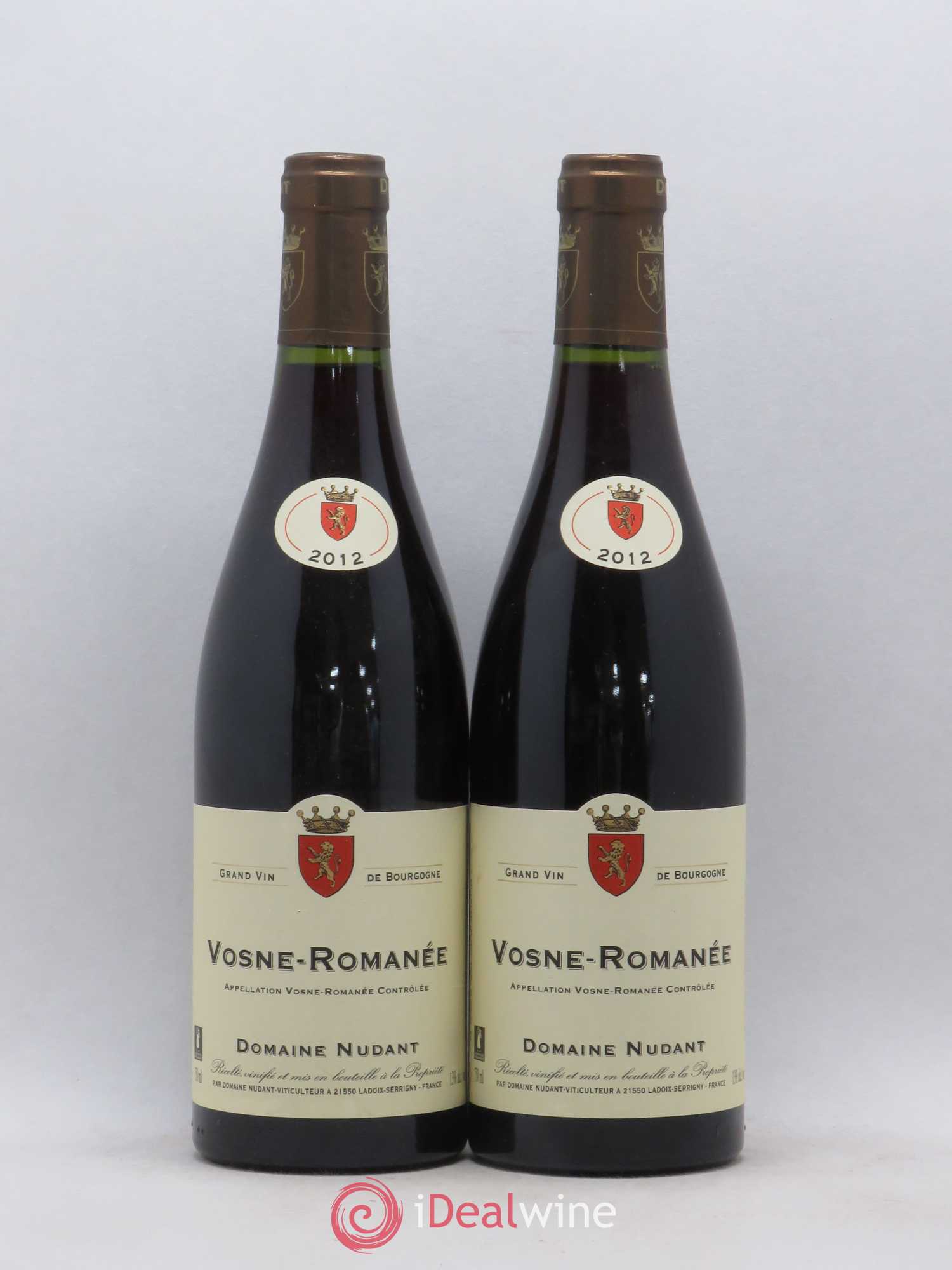 Vosne-Romanée Domaine Nudant 2012 - Lot de 2 bouteilles - 0