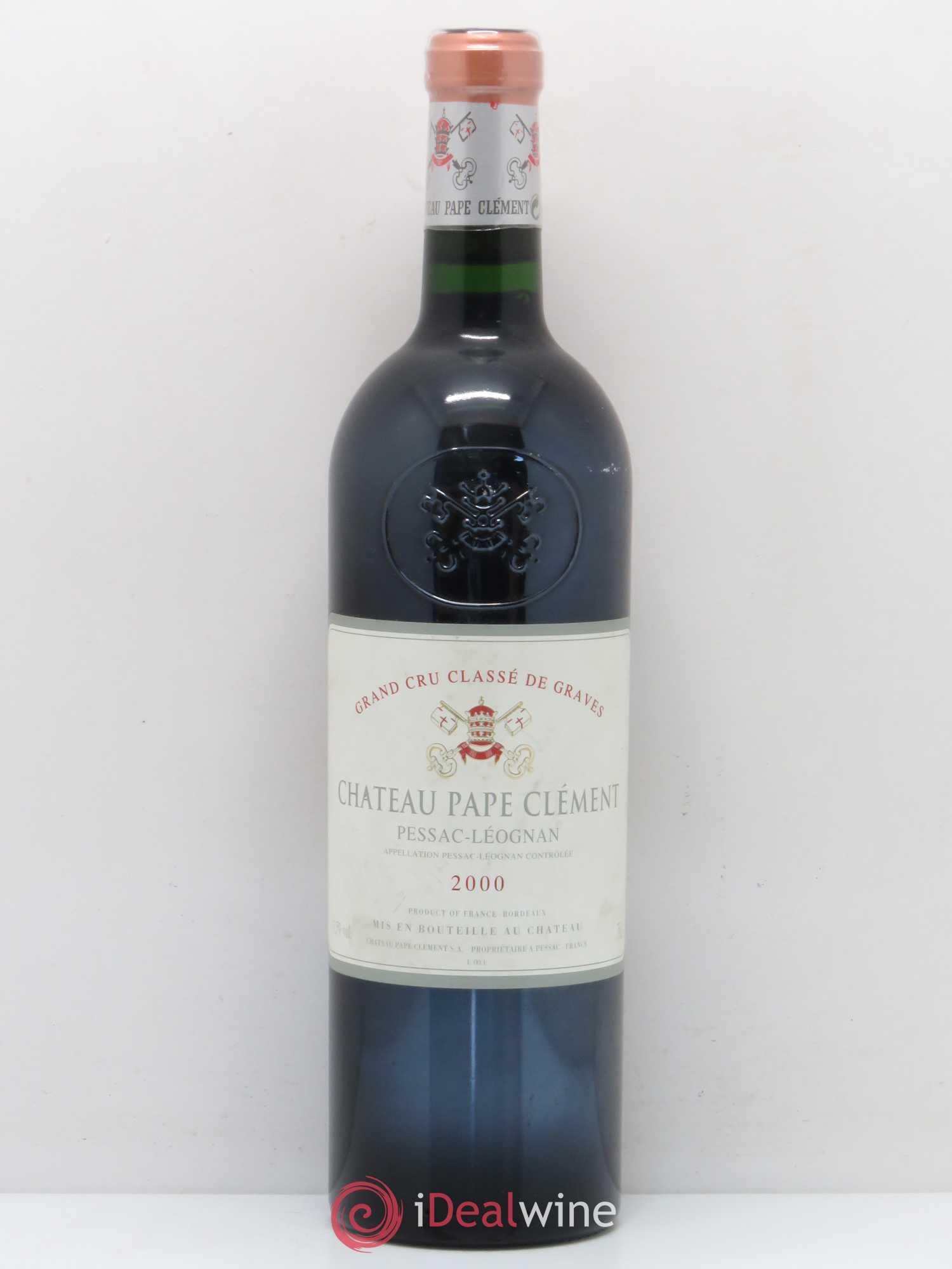 Château Pape Clément Cru Classé de Graves 2000 - Lot de 1 bouteille - 0