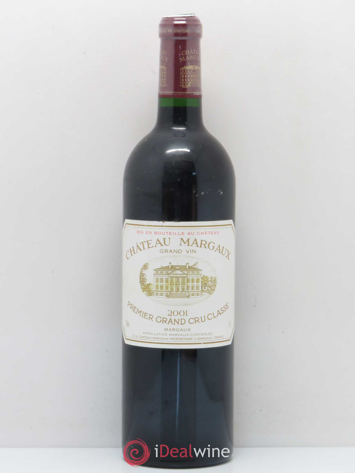 Château Margaux 1er Grand Cru Classé 2001 - Lot de 1 bouteille - 0