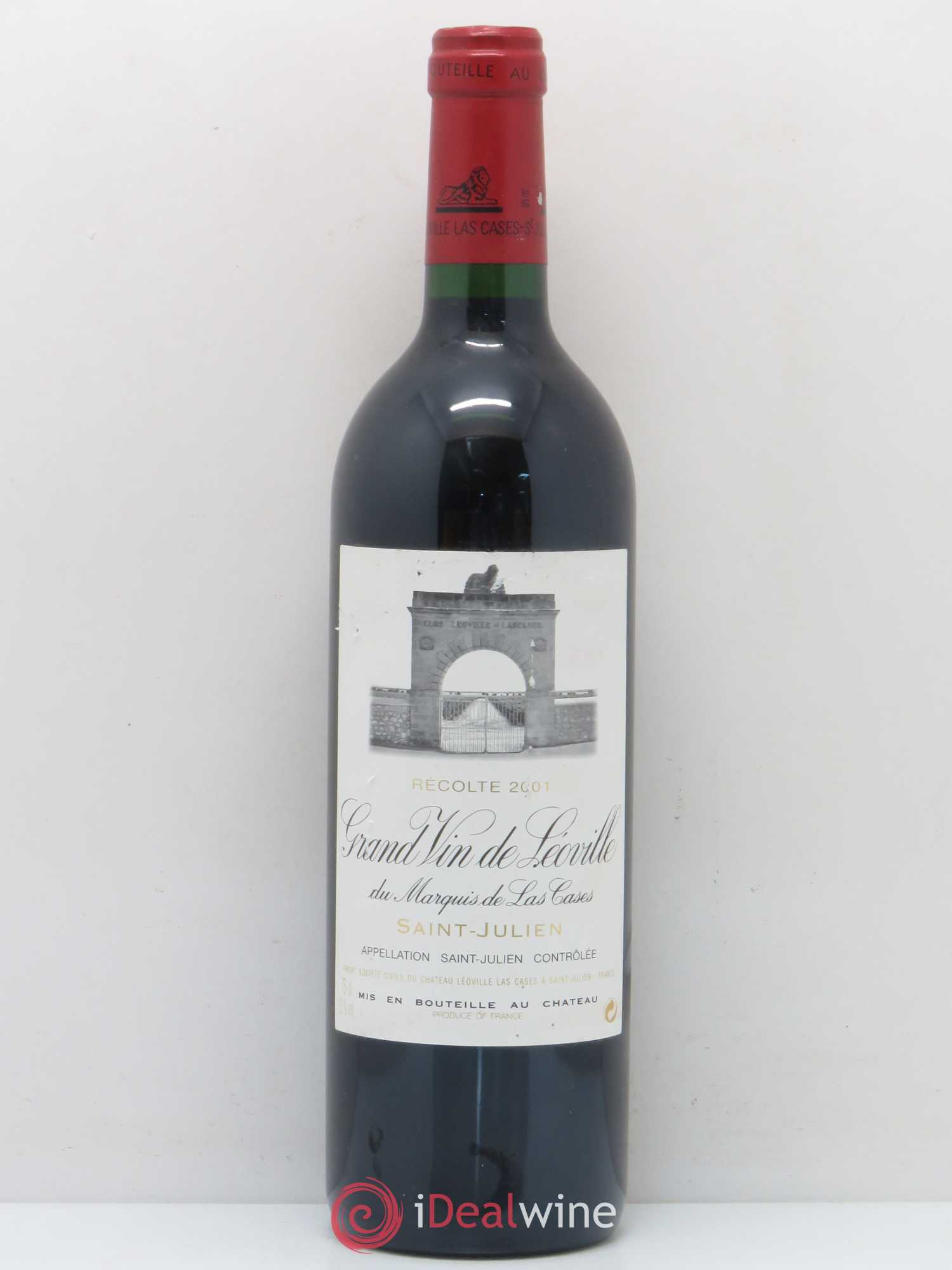 Château Léoville Las Cases 2ème Grand Cru Classé 2001 - Lot de 1 bouteille - 0