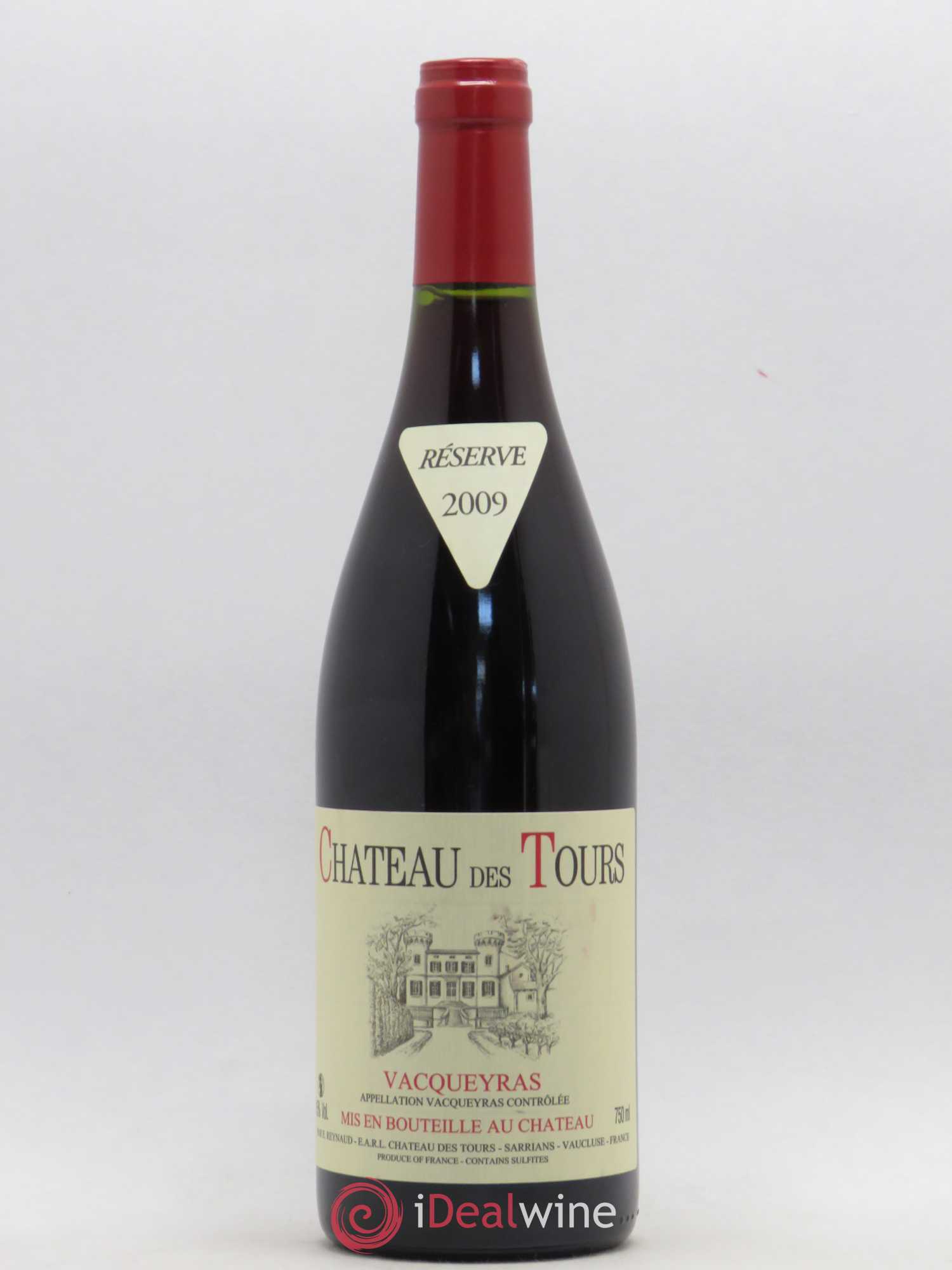 Vacqueyras Château des Tours Emmanuel Reynaud 2009 - Lot de 1 bouteille - 0