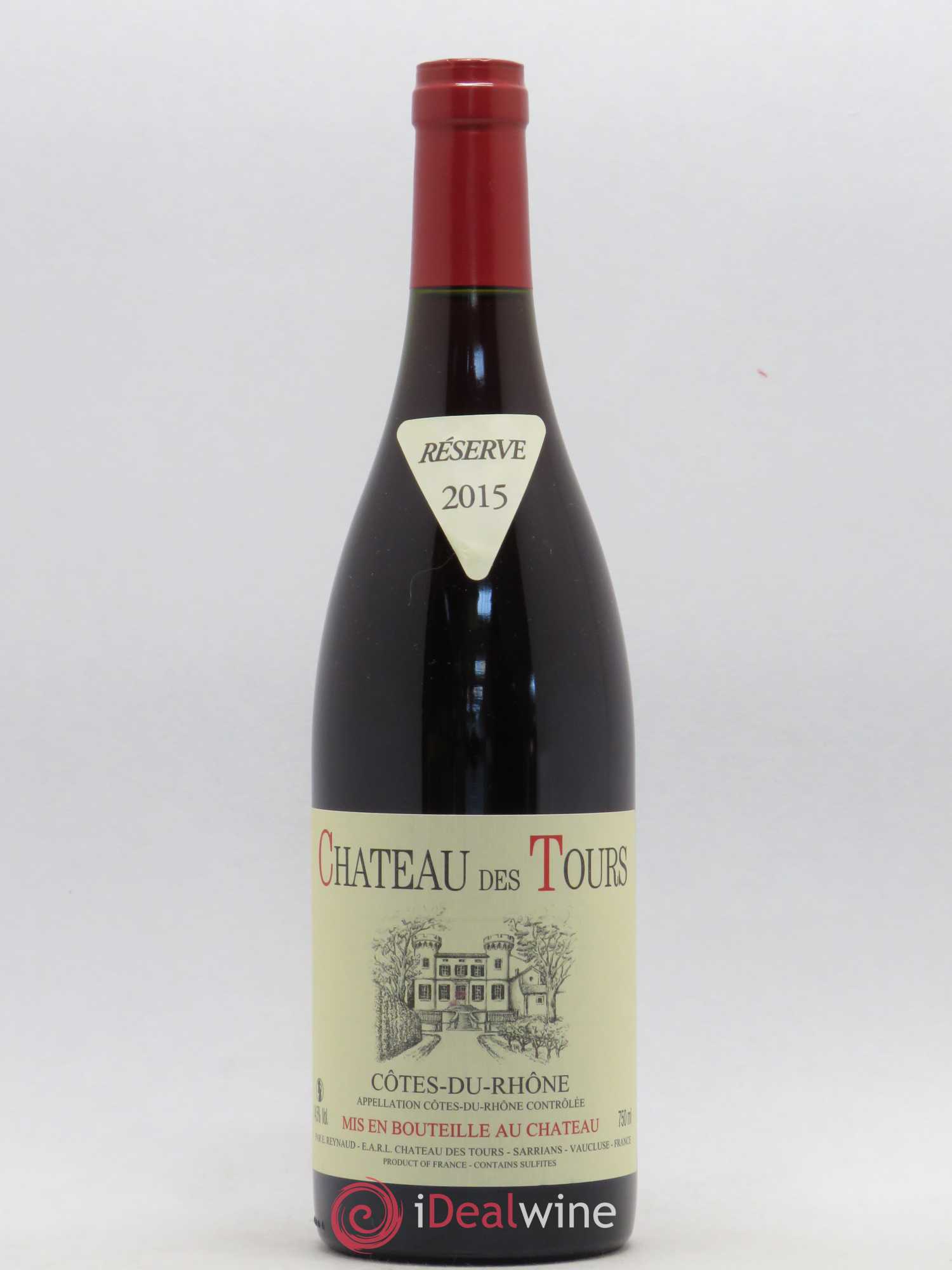 Côtes-du-Rhône Château des Tours Emmanuel Reynaud 2015 - Lot de 1 bouteille - 0